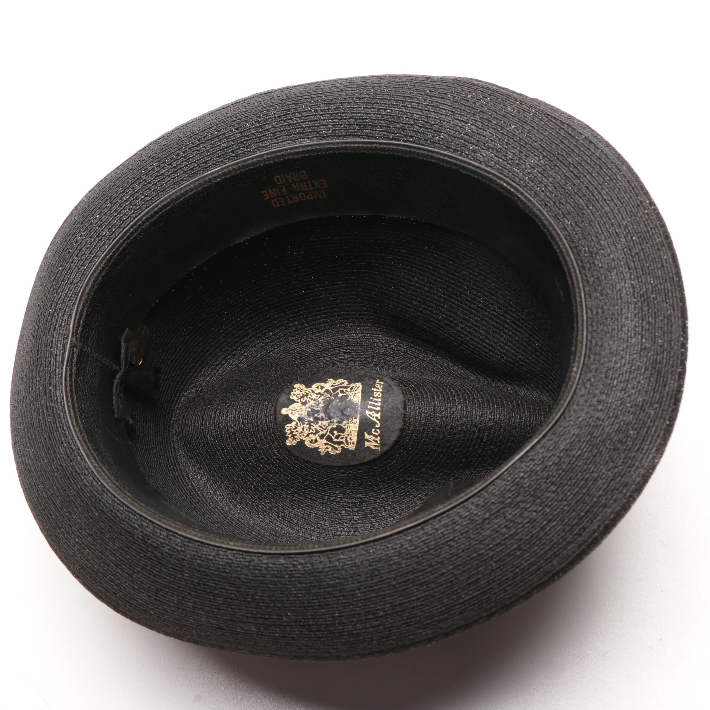 Vintage Fedoras Including McAllister and Towncraft