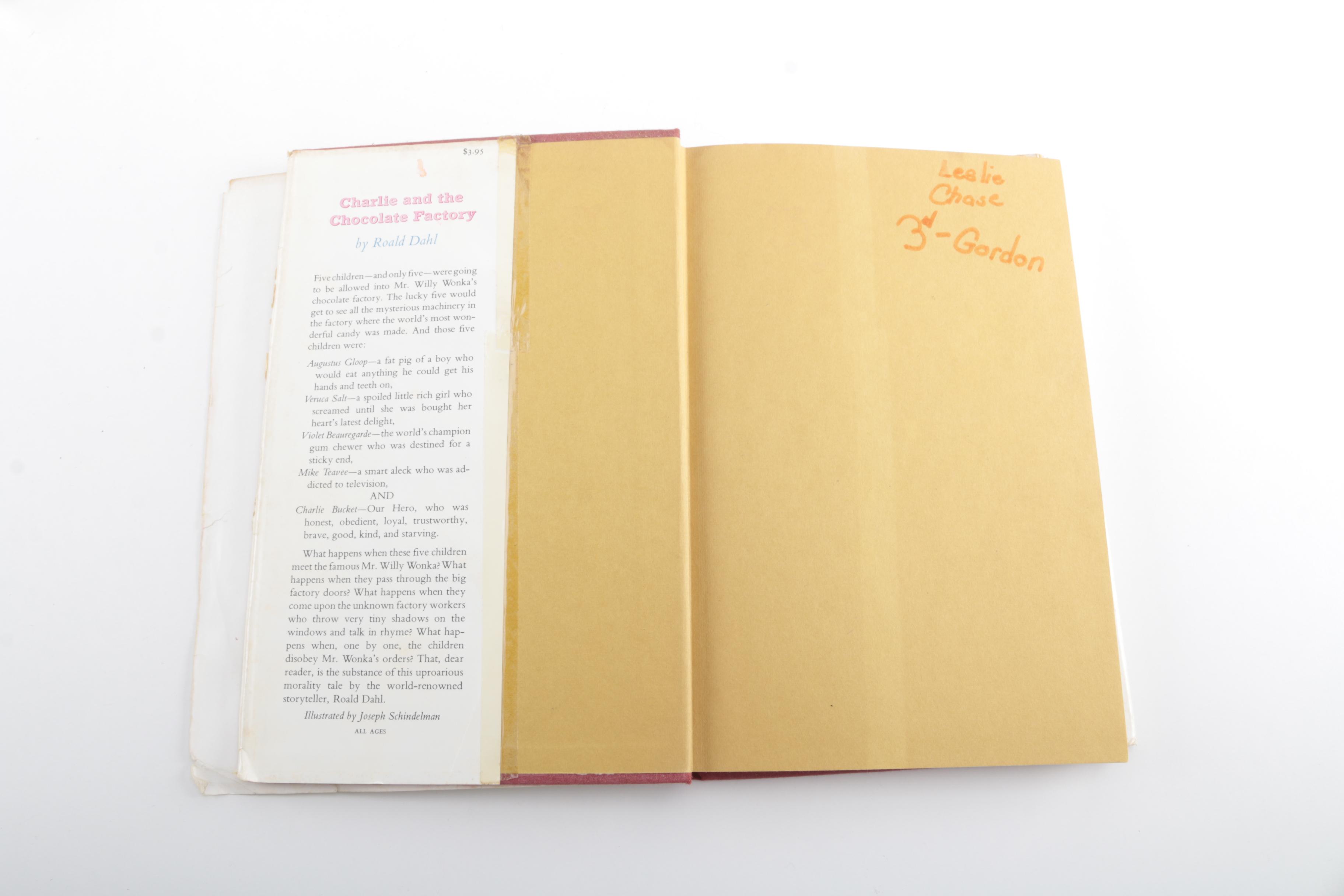 1964 First Edition "Charlie and the Chocolate Factory" by Roald Dahl