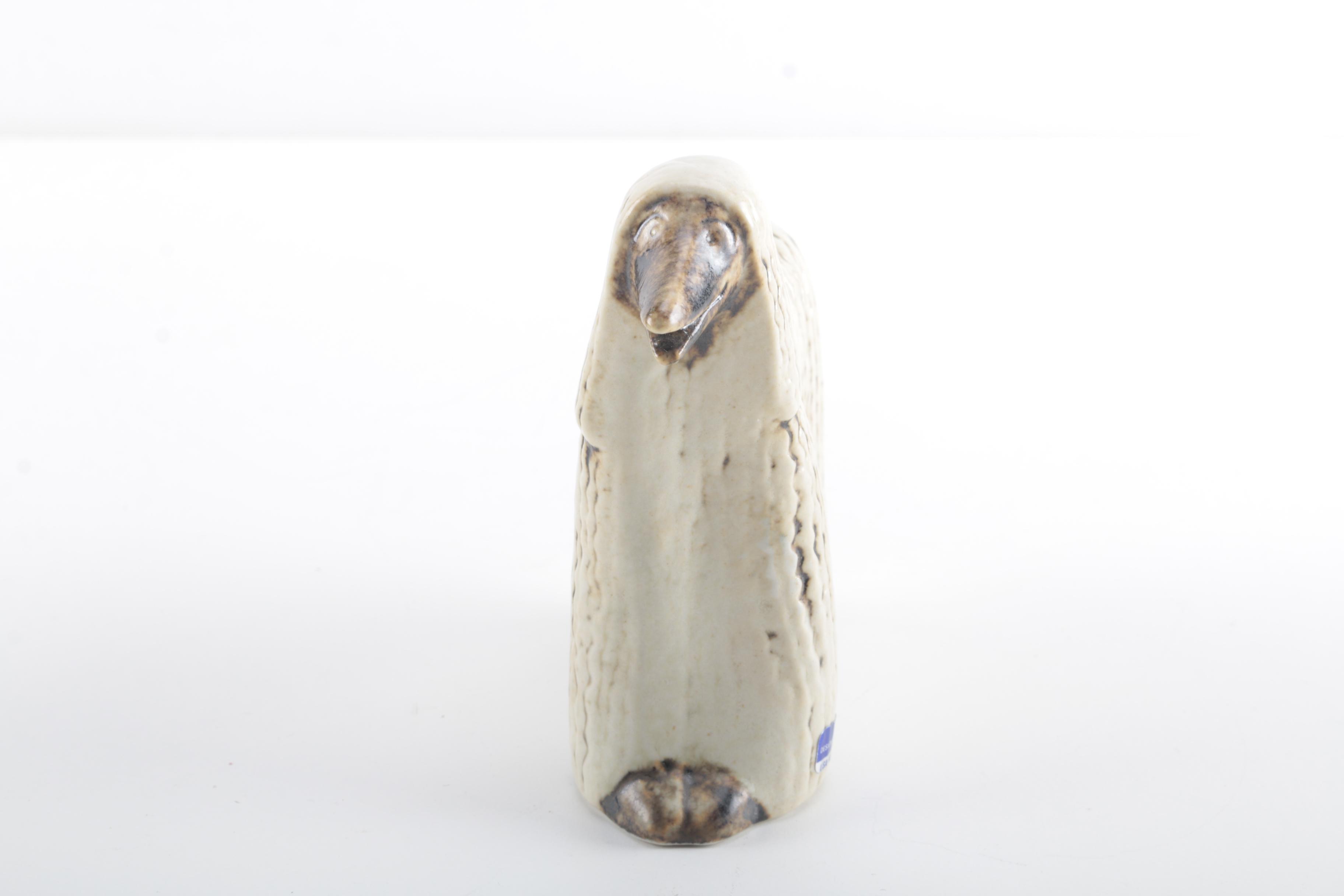Ceramic Afghan Hound Dog Figurine by Lisa Larsson