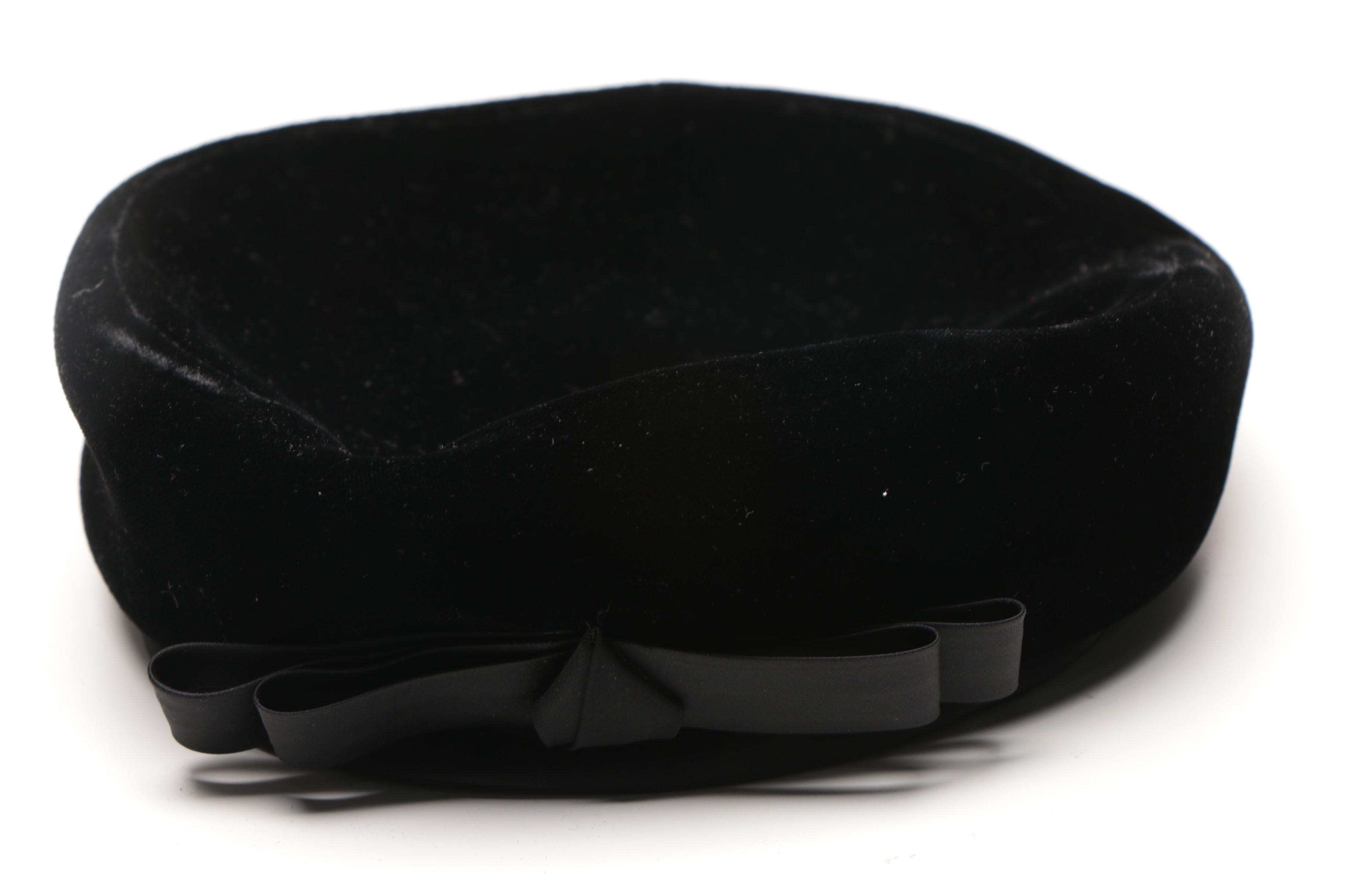 Collection of Vintage Black Hats