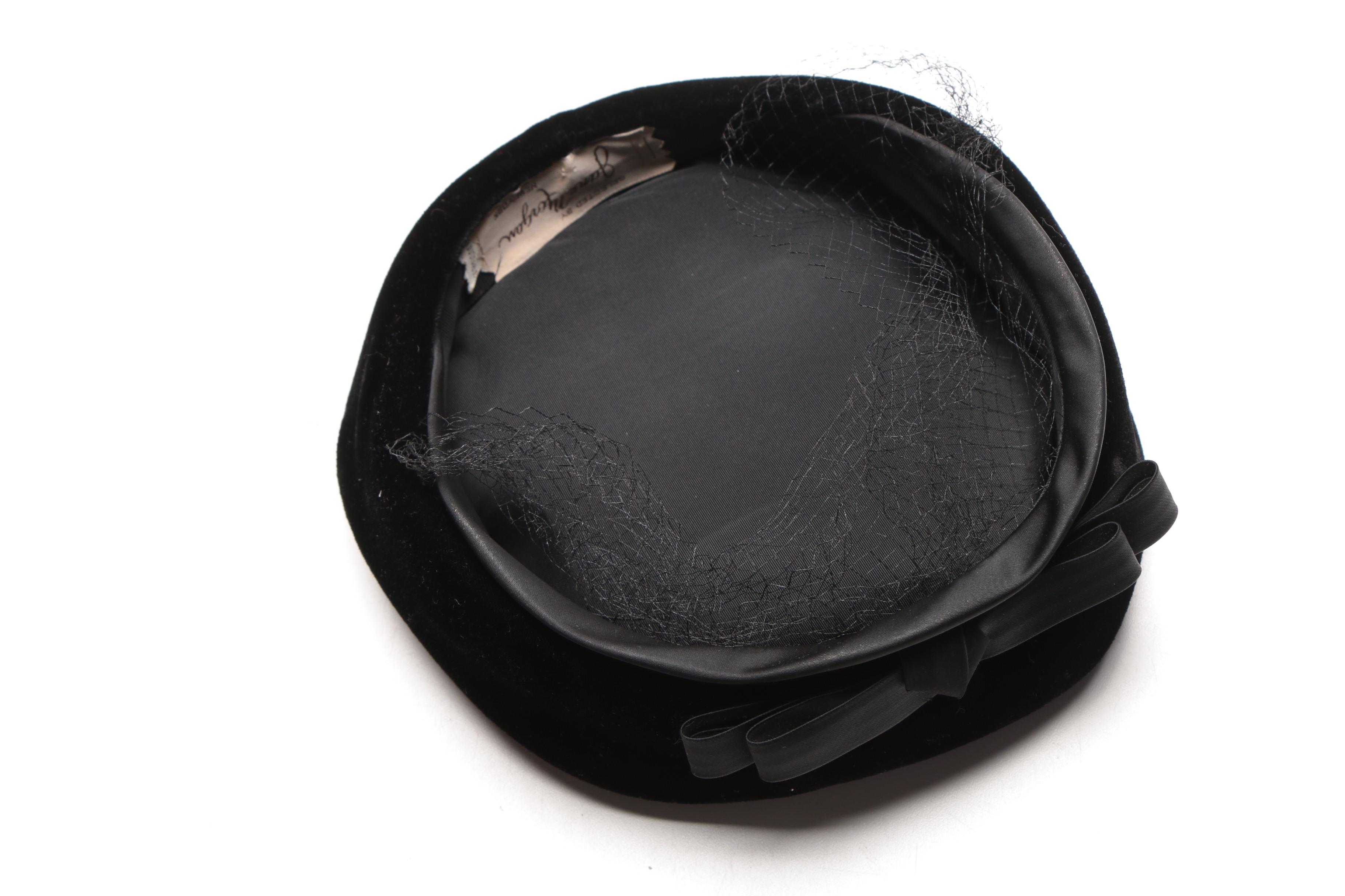 Collection of Vintage Black Hats
