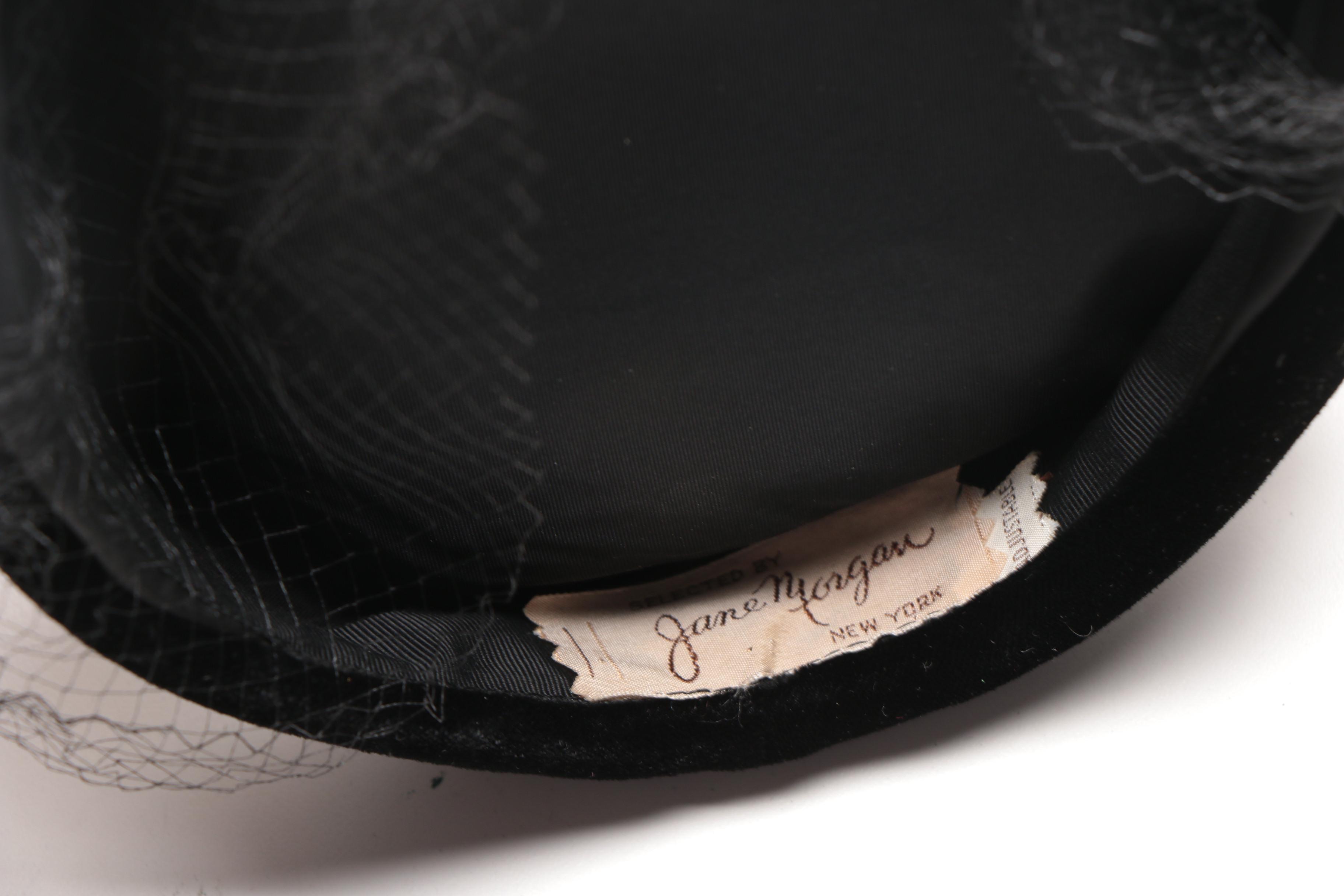 Collection of Vintage Black Hats