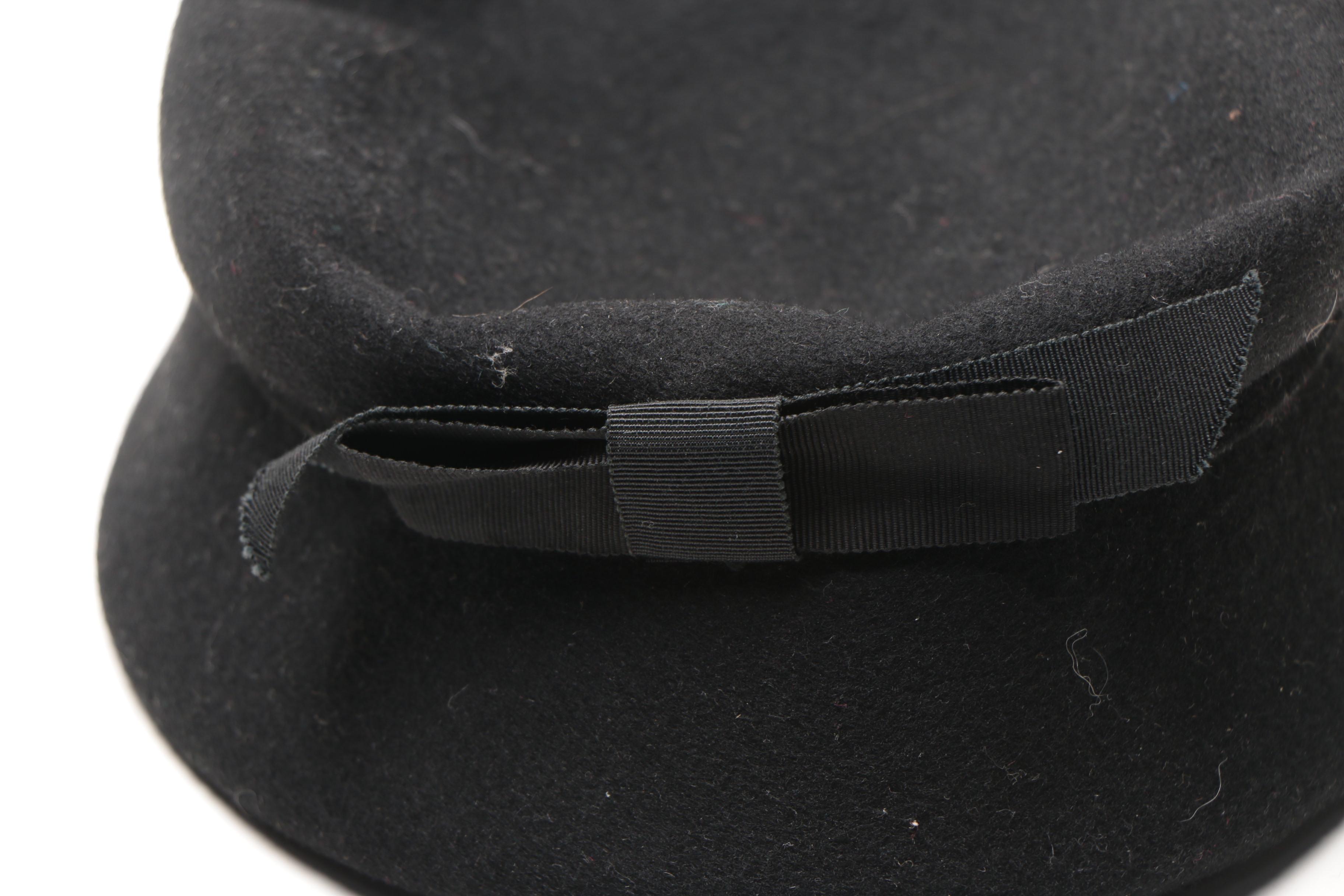 Collection of Vintage Black Hats