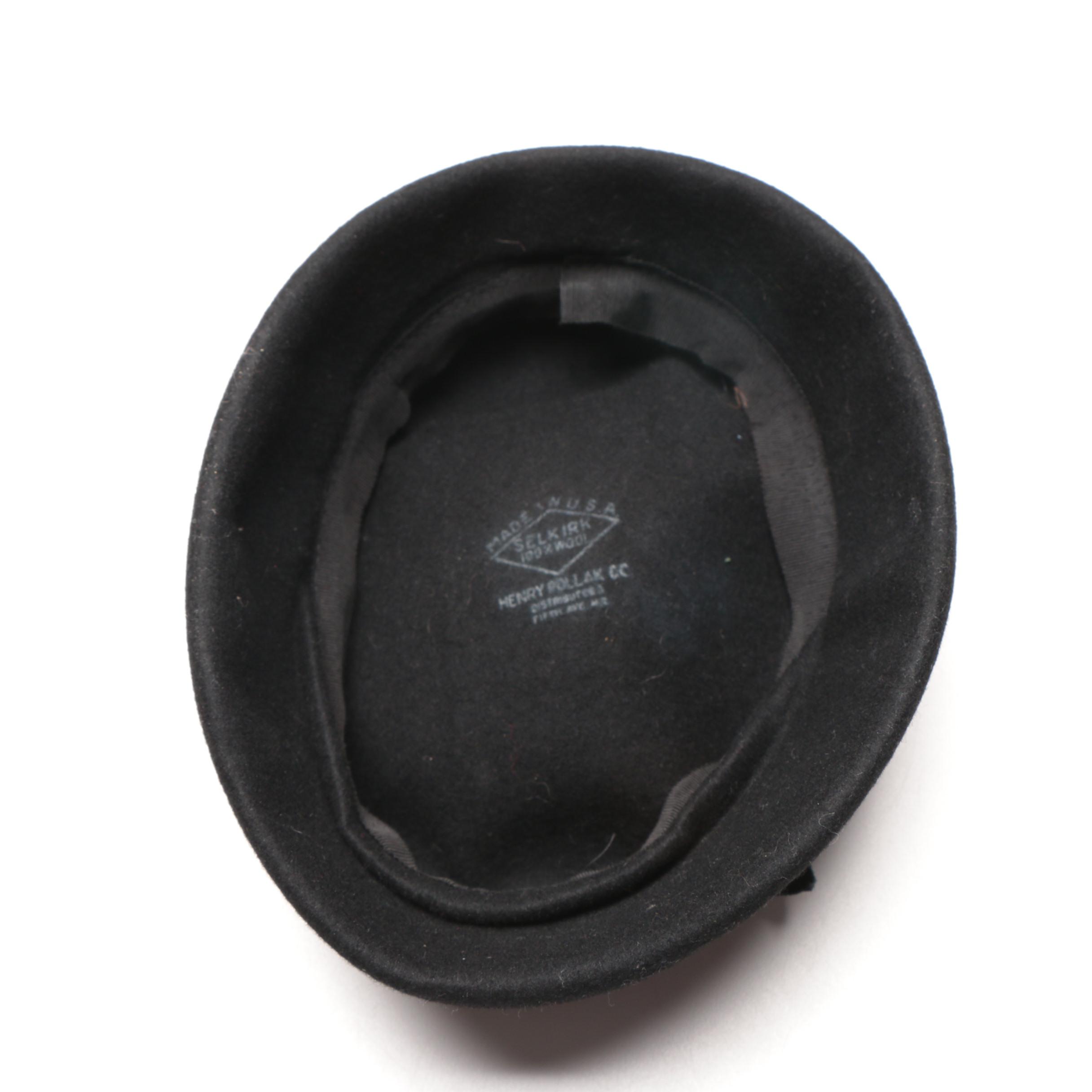 Collection of Vintage Black Hats