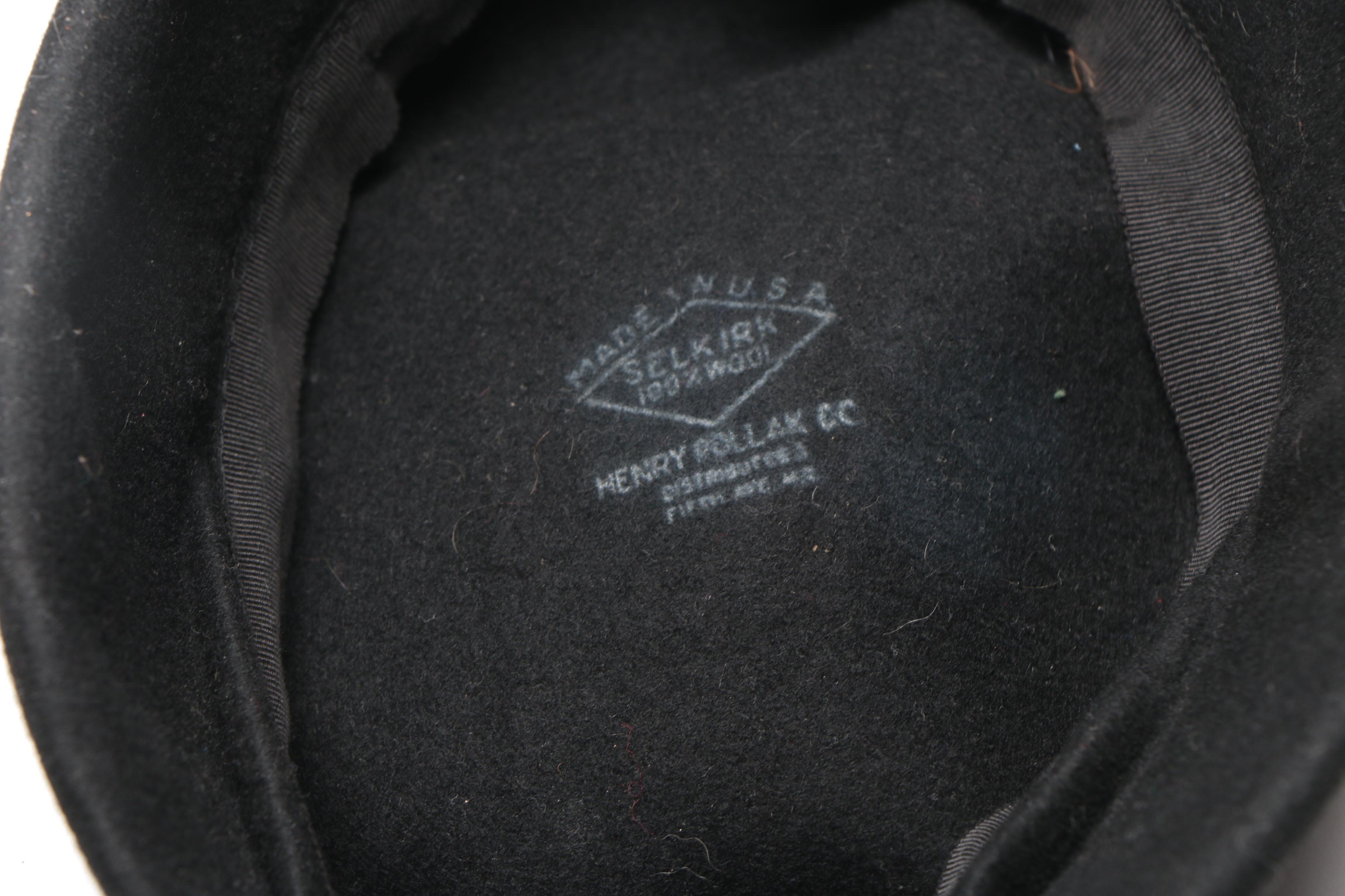 Collection of Vintage Black Hats
