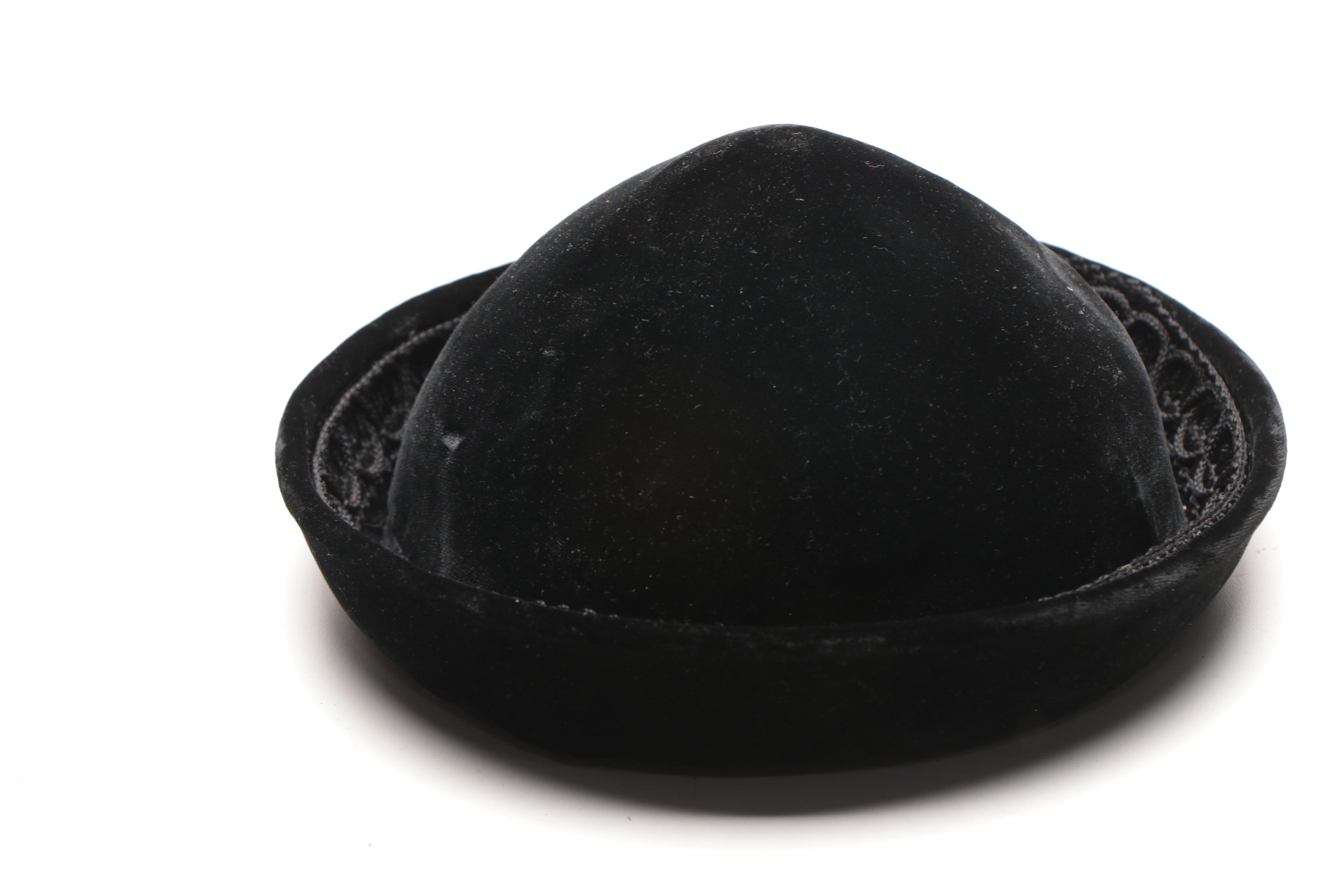 Collection of Vintage Black Hats