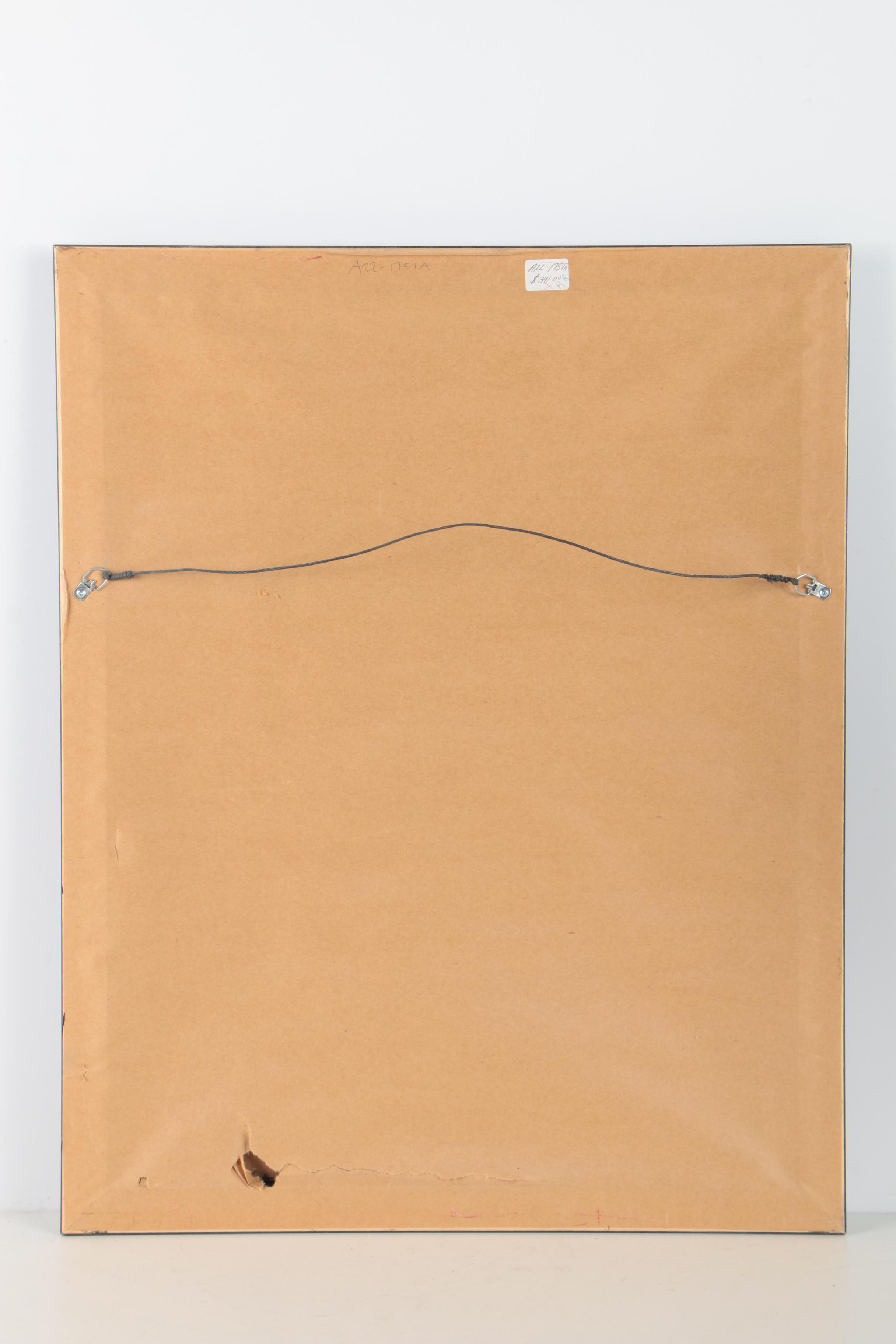 Elizabeth Jardine Hand Embellished Offset Lithograph "One for the Roses"