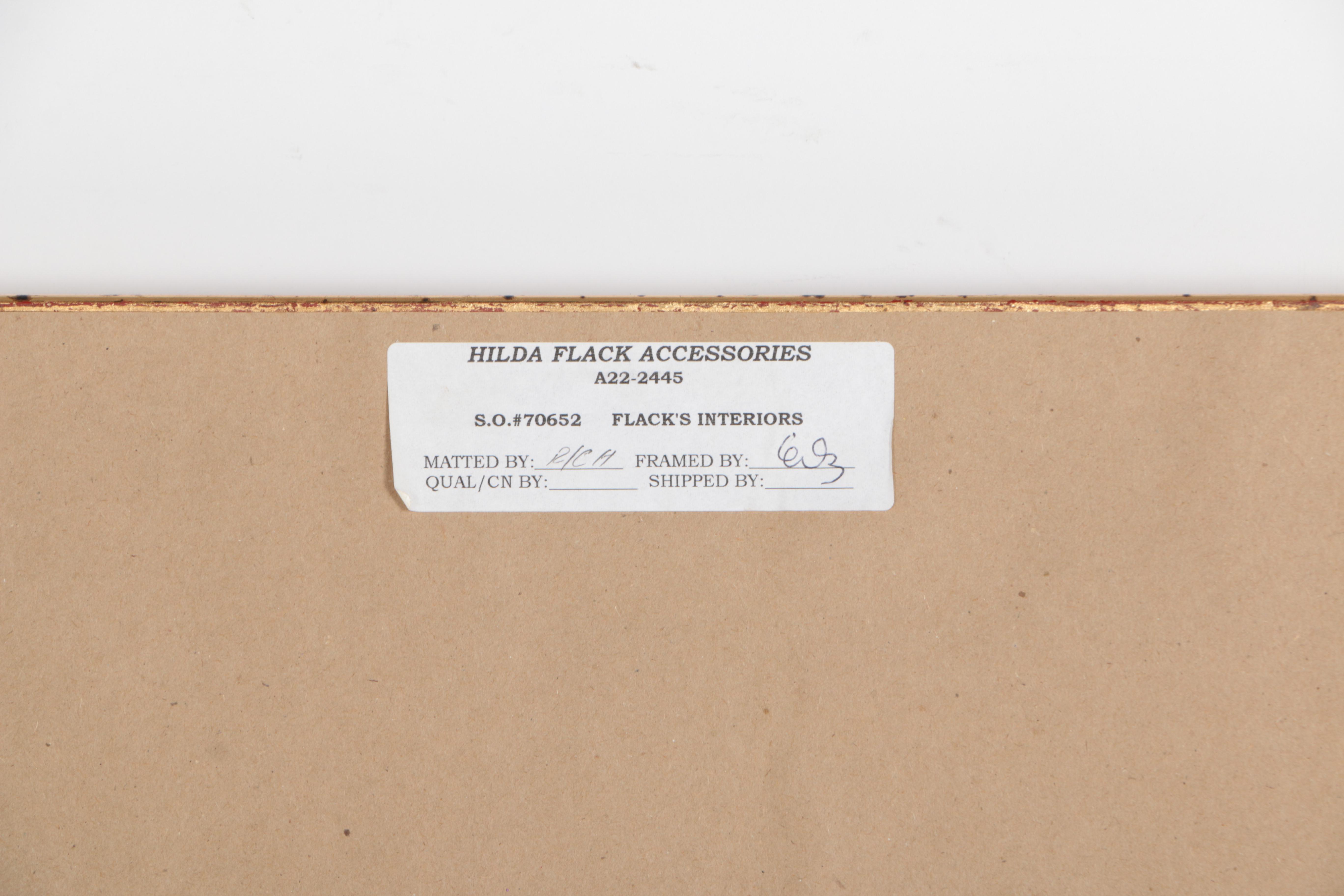 Offset Lithograph on Paper of Cherry Blossoms