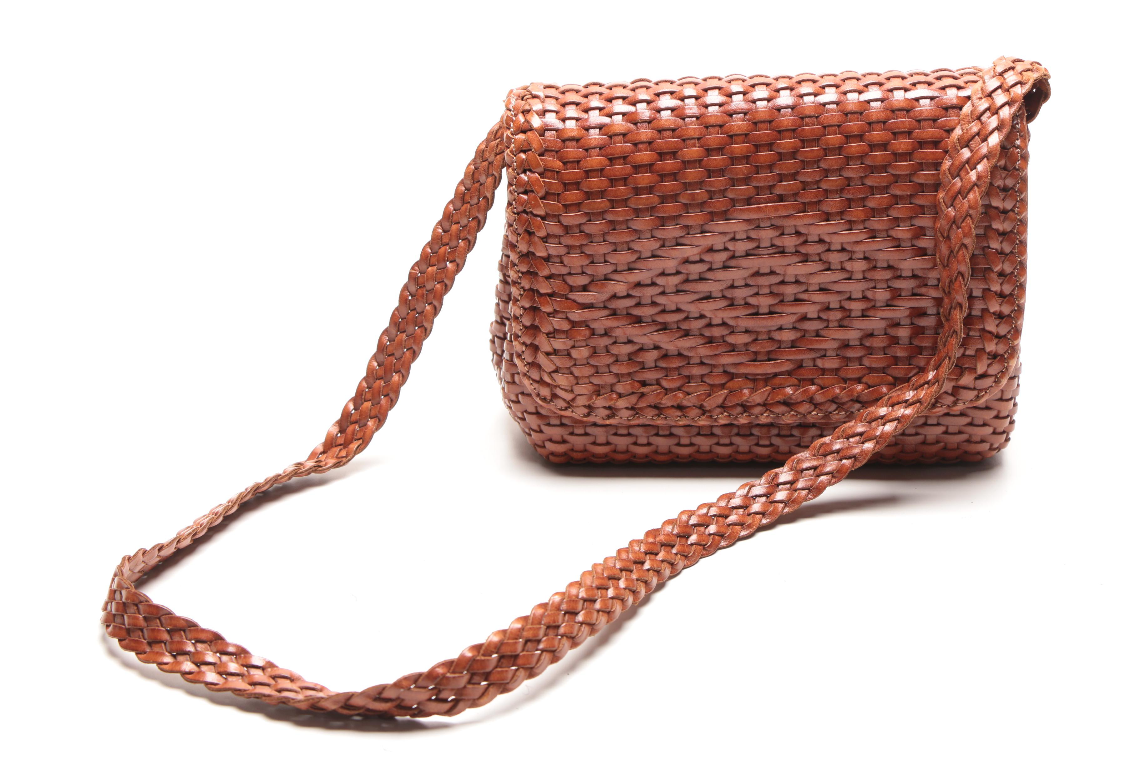 Pair of Small Leather Shoulder Bags Including De Vecchi by Hamilton Hodge