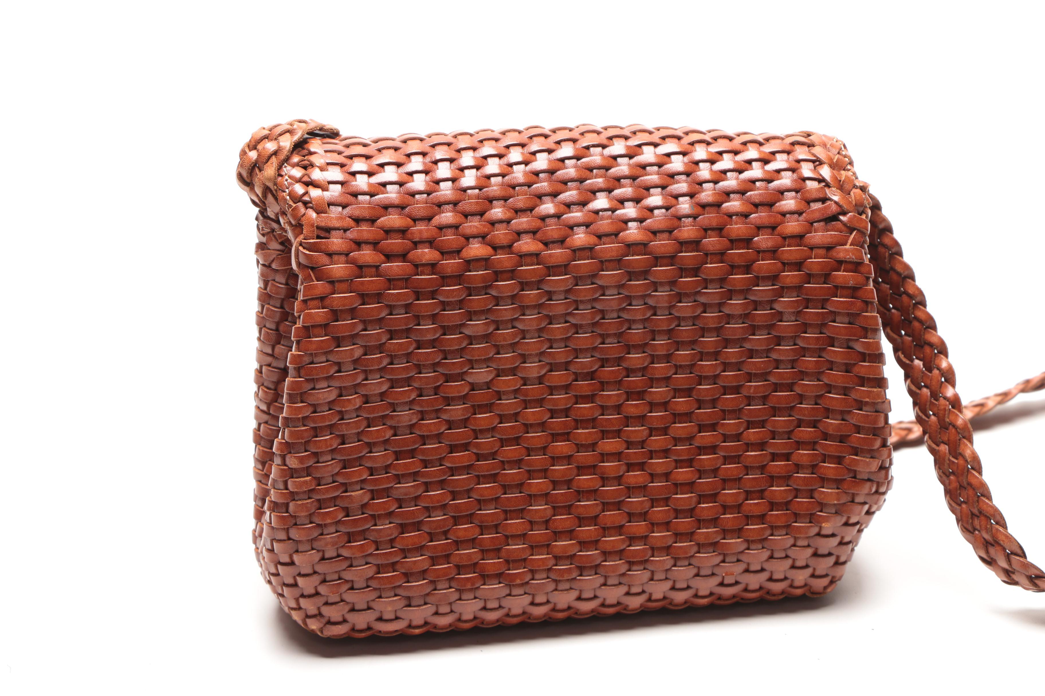 Pair of Small Leather Shoulder Bags Including De Vecchi by Hamilton Hodge