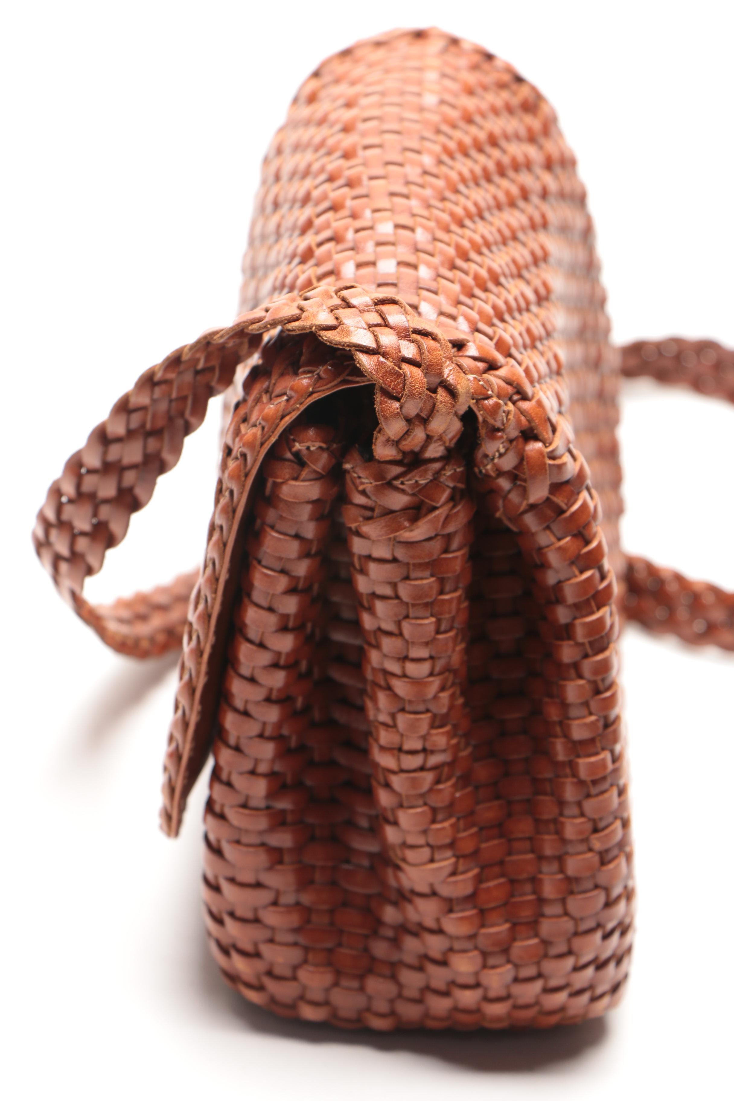 Pair of Small Leather Shoulder Bags Including De Vecchi by Hamilton Hodge