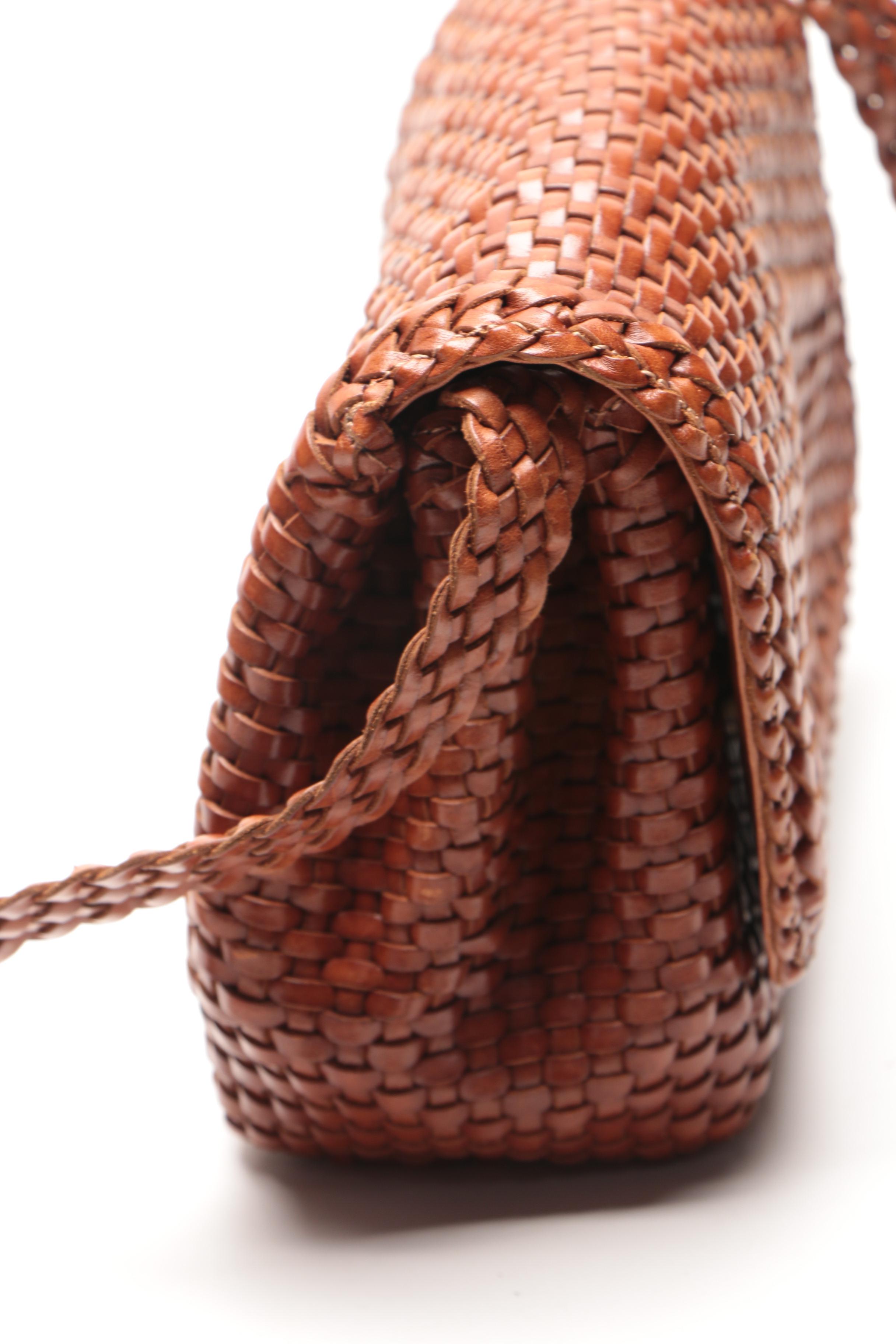 Pair of Small Leather Shoulder Bags Including De Vecchi by Hamilton Hodge