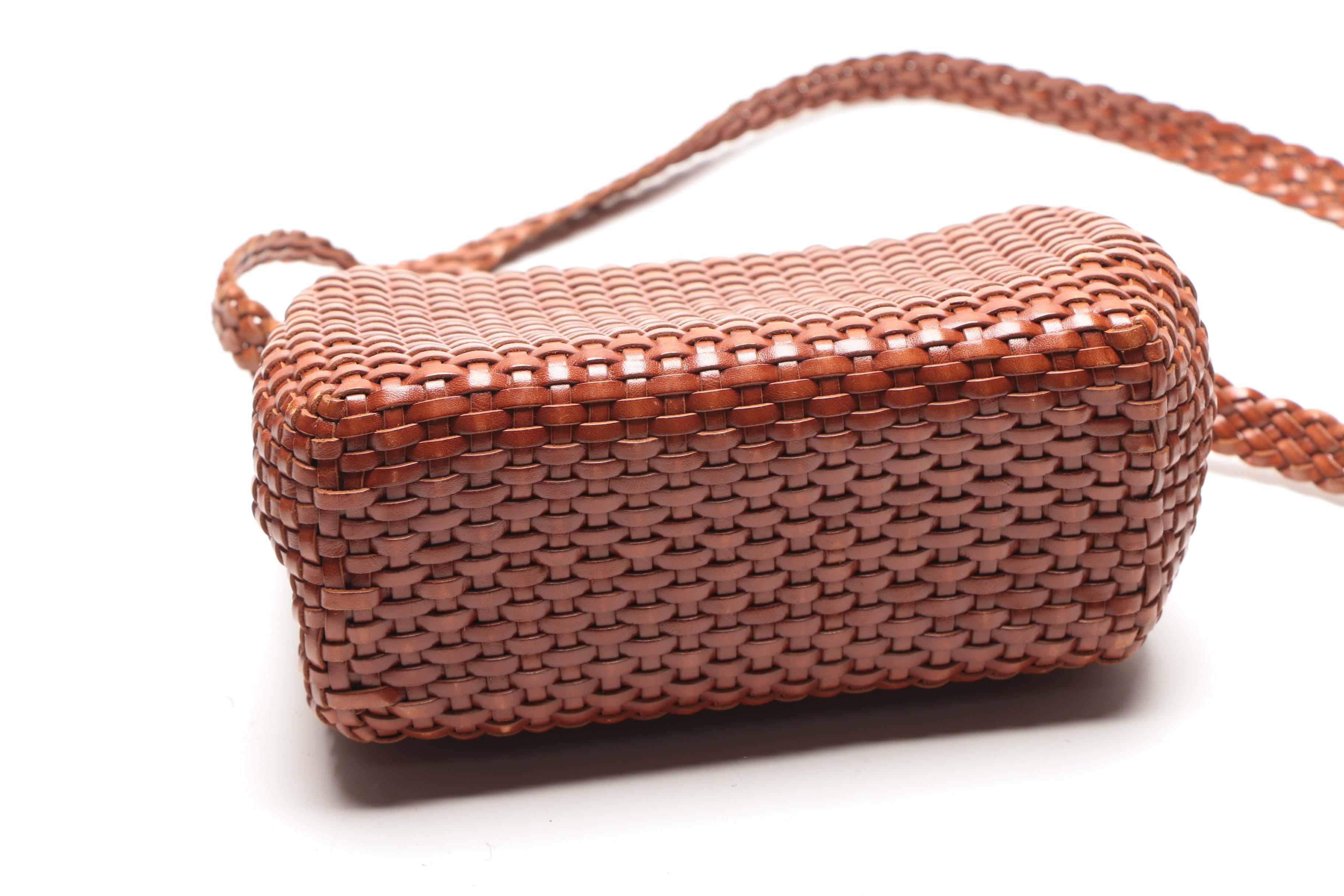 Pair of Small Leather Shoulder Bags Including De Vecchi by Hamilton Hodge