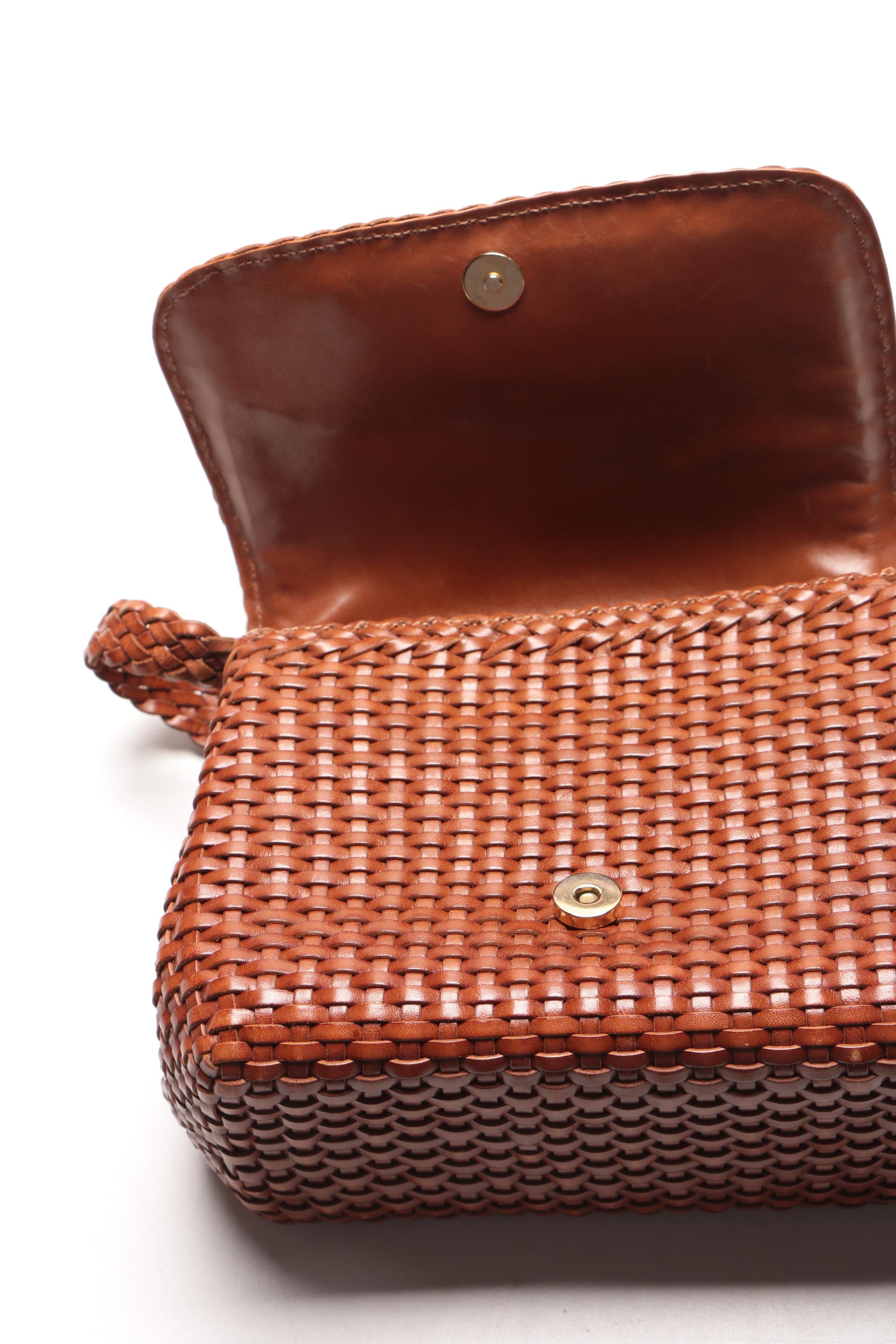 Pair of Small Leather Shoulder Bags Including De Vecchi by Hamilton Hodge