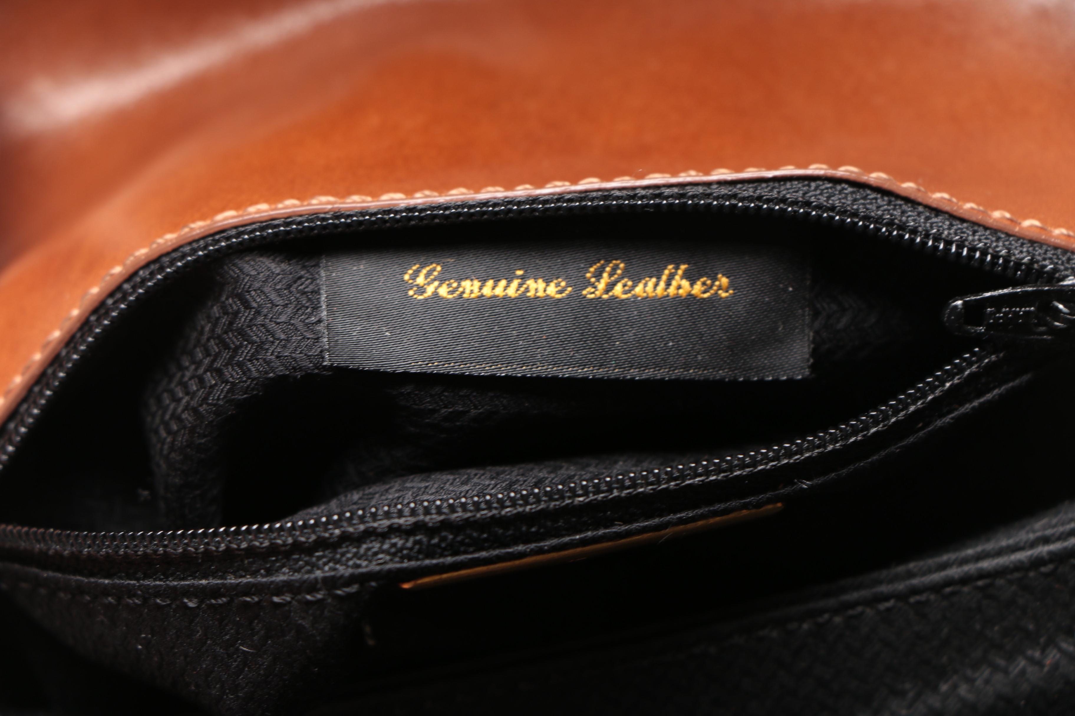 Pair of Small Leather Shoulder Bags Including De Vecchi by Hamilton Hodge