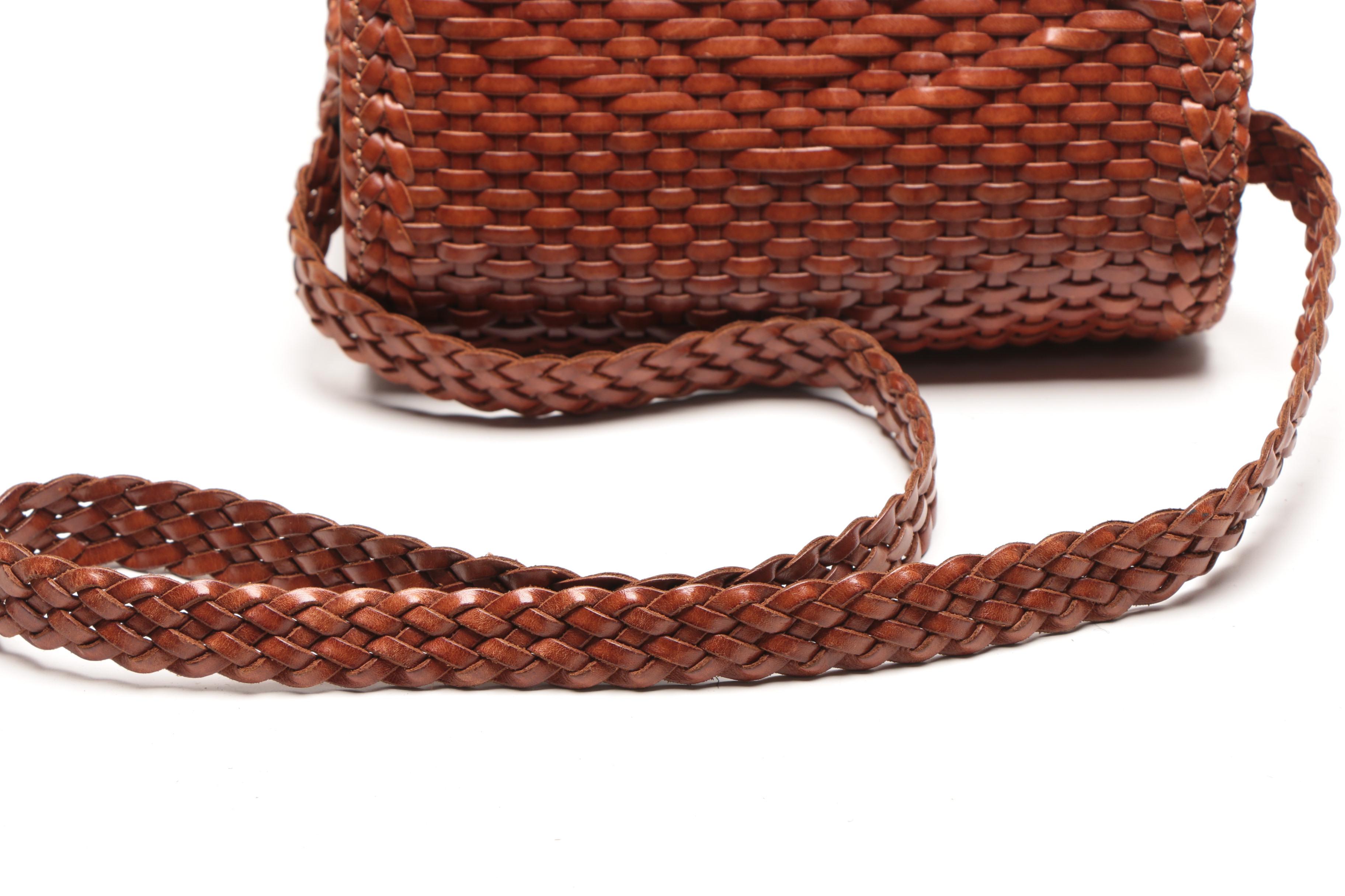 Pair of Small Leather Shoulder Bags Including De Vecchi by Hamilton Hodge