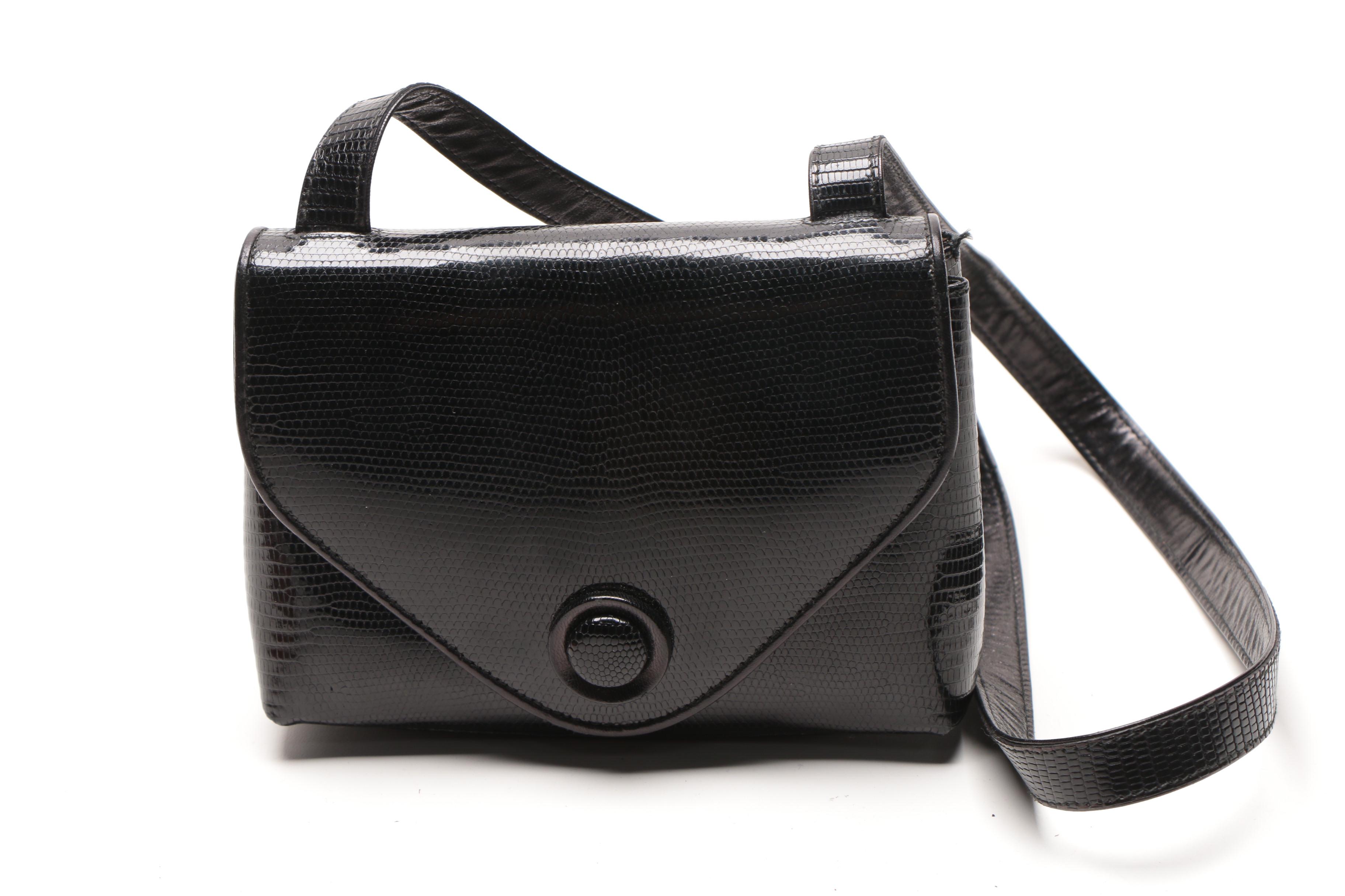 Pair of Small Leather Shoulder Bags Including De Vecchi by Hamilton Hodge