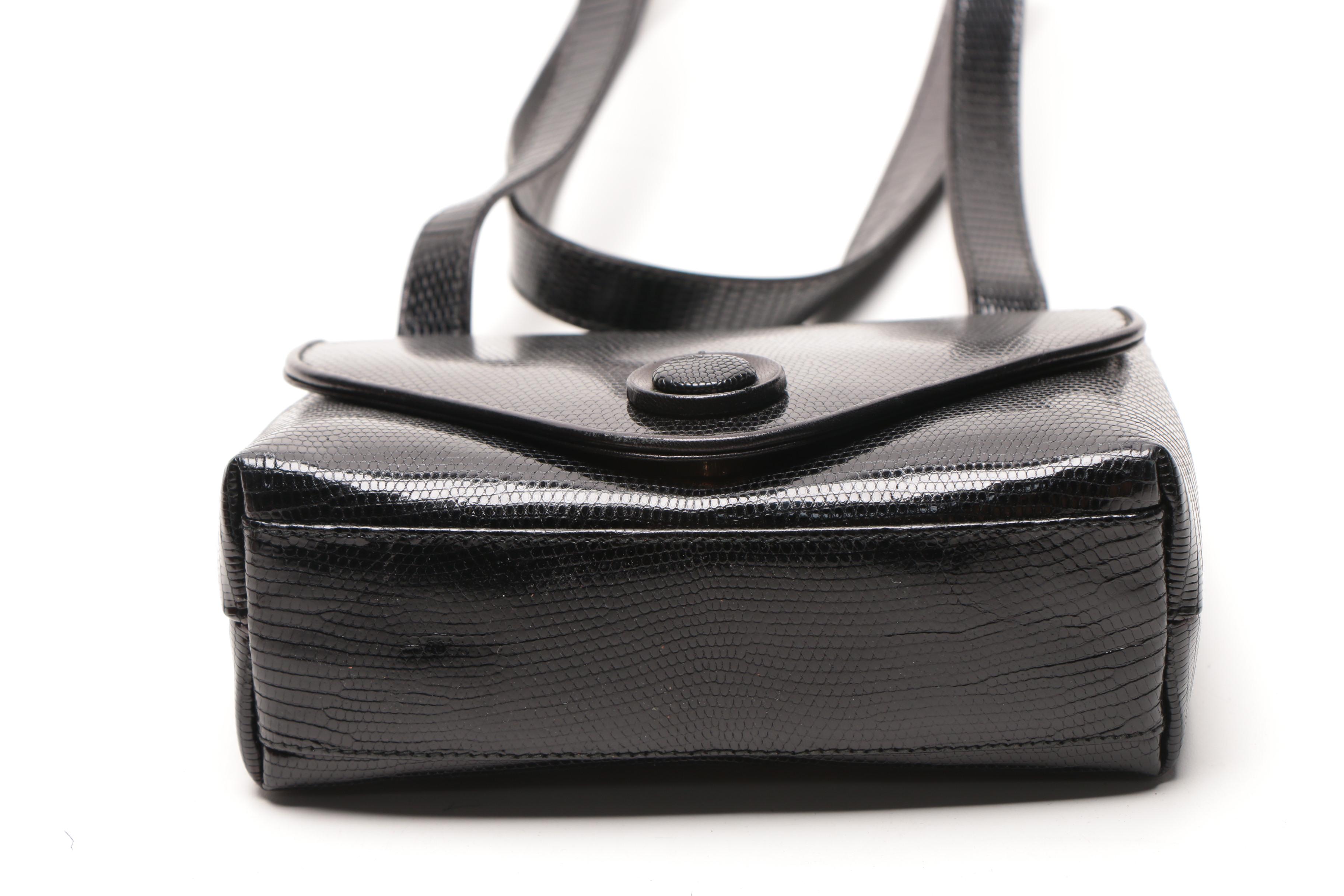 Pair of Small Leather Shoulder Bags Including De Vecchi by Hamilton Hodge