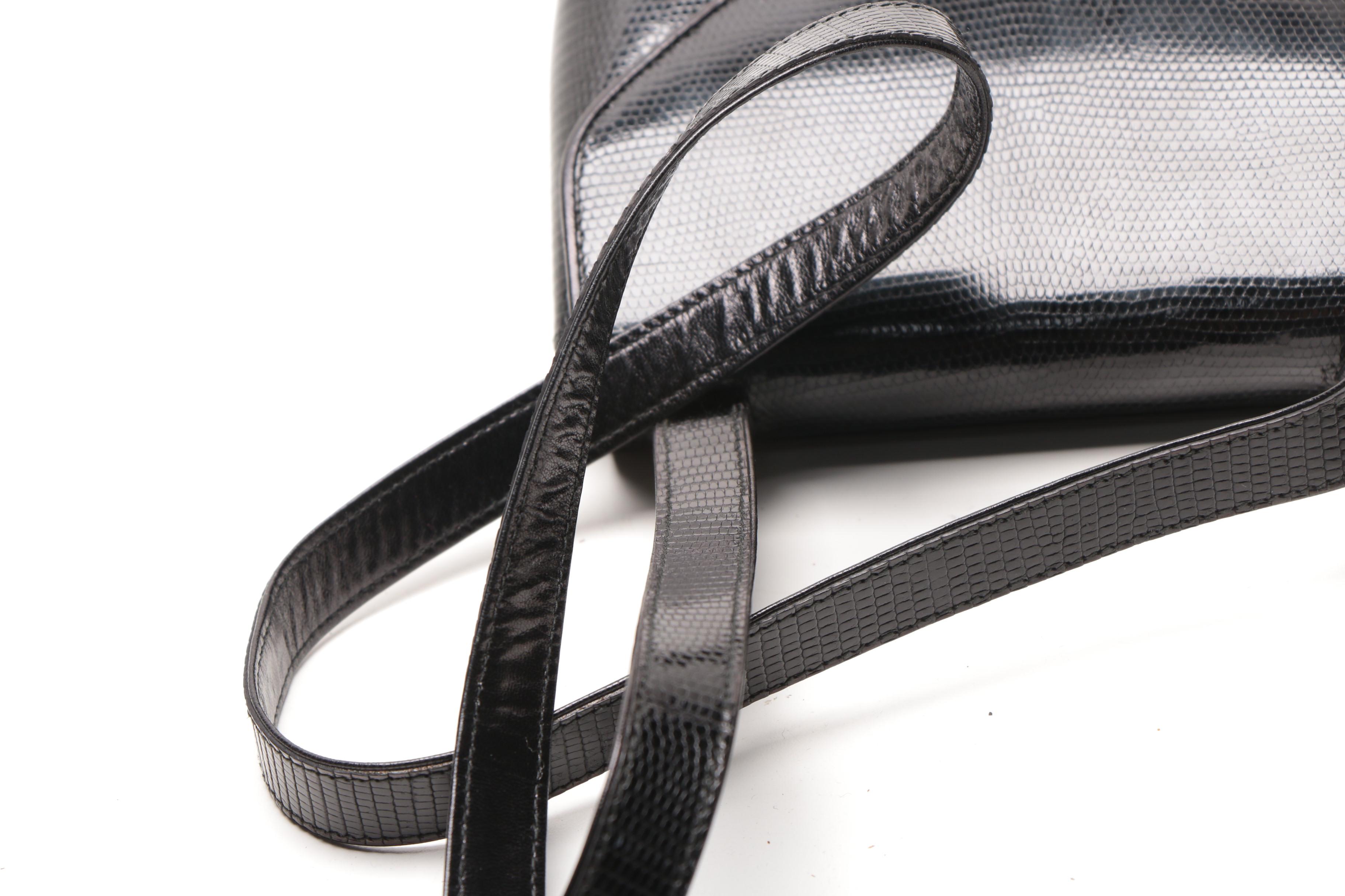 Pair of Small Leather Shoulder Bags Including De Vecchi by Hamilton Hodge