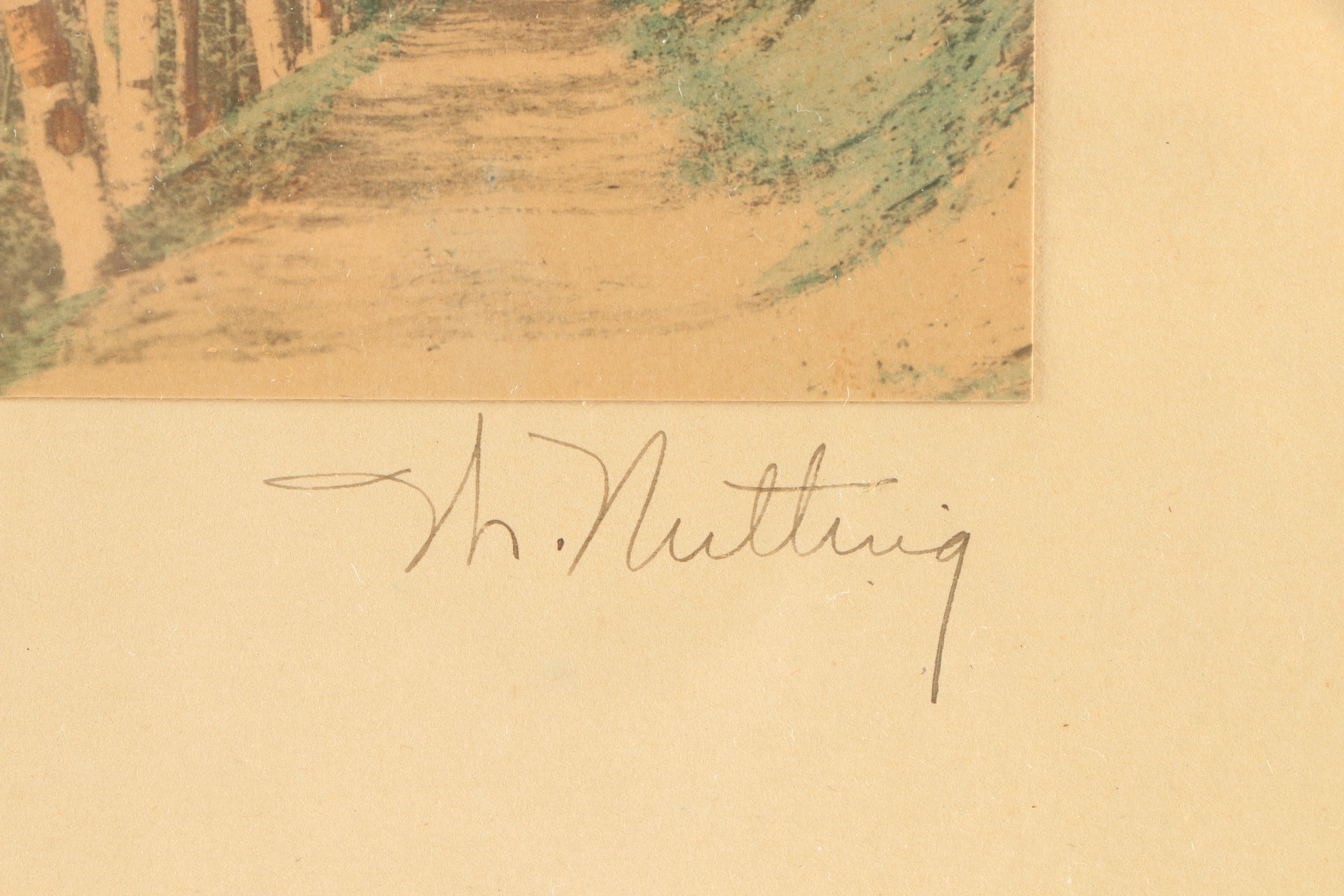 Wallace Nutting Hand-Tinted Photographs