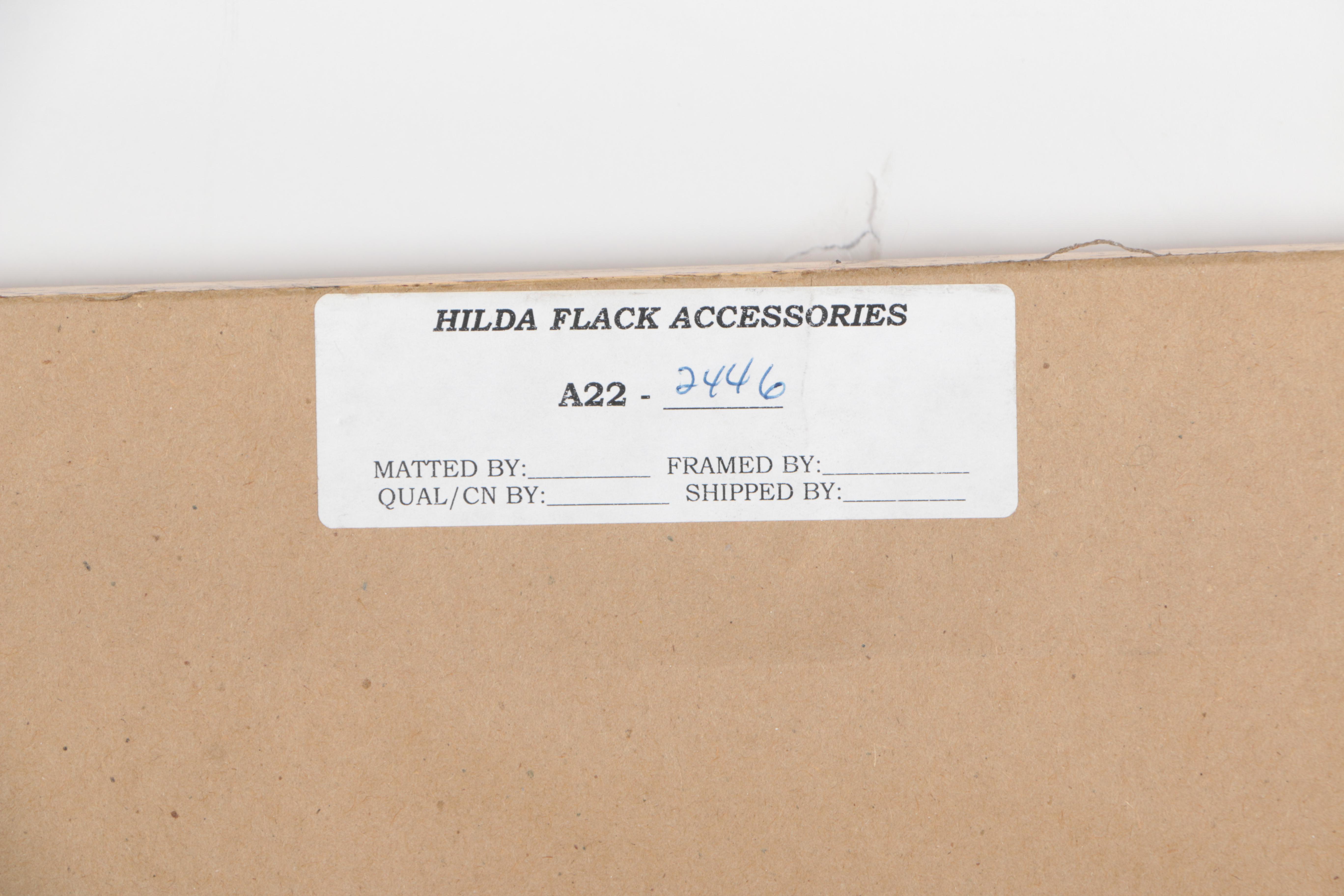 Offset Lithograph on Paper of Cherry Blossoms