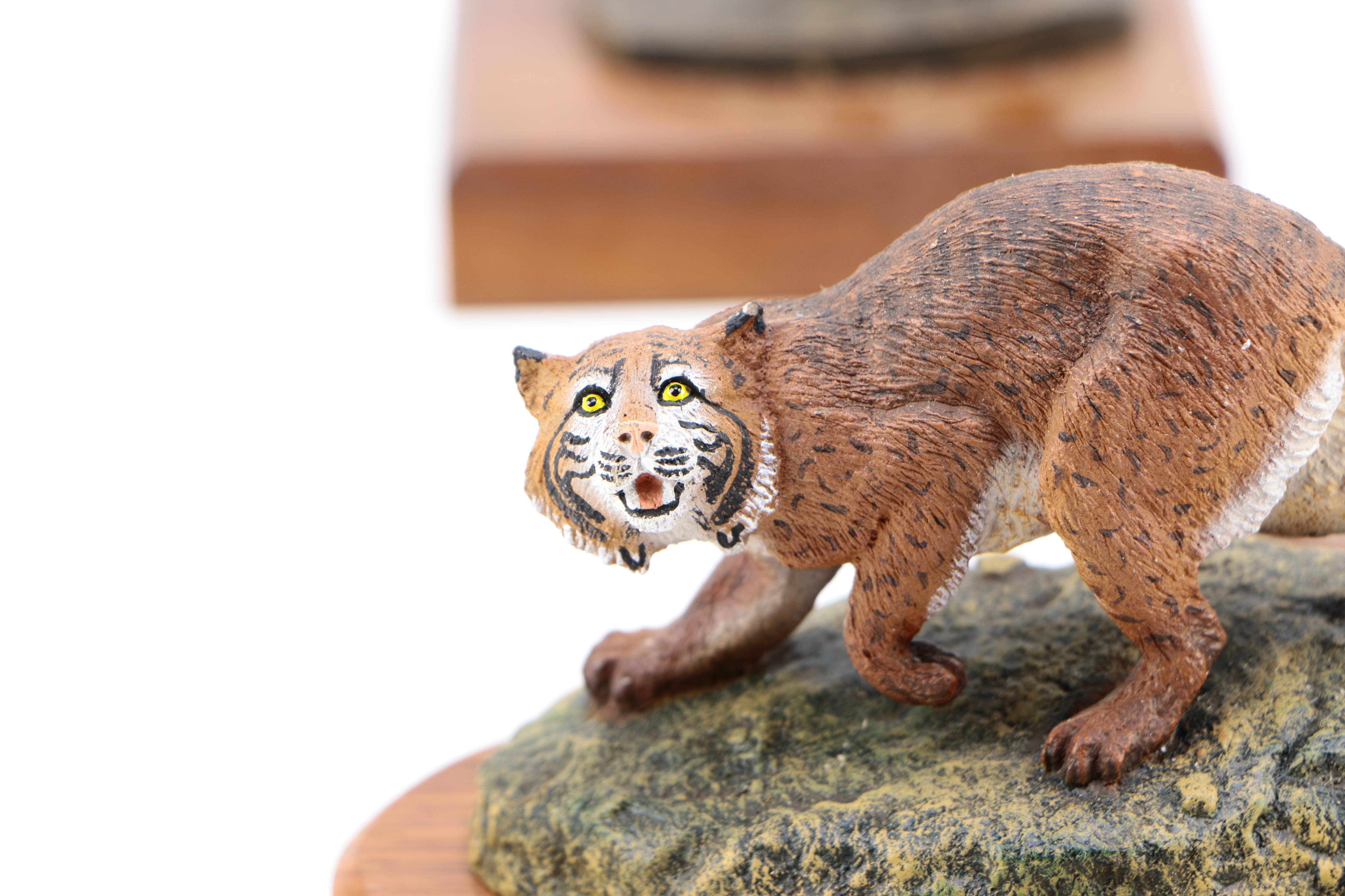 The Hamilton Collection "An American Wildlife Bronze Collection" Animal Figurines