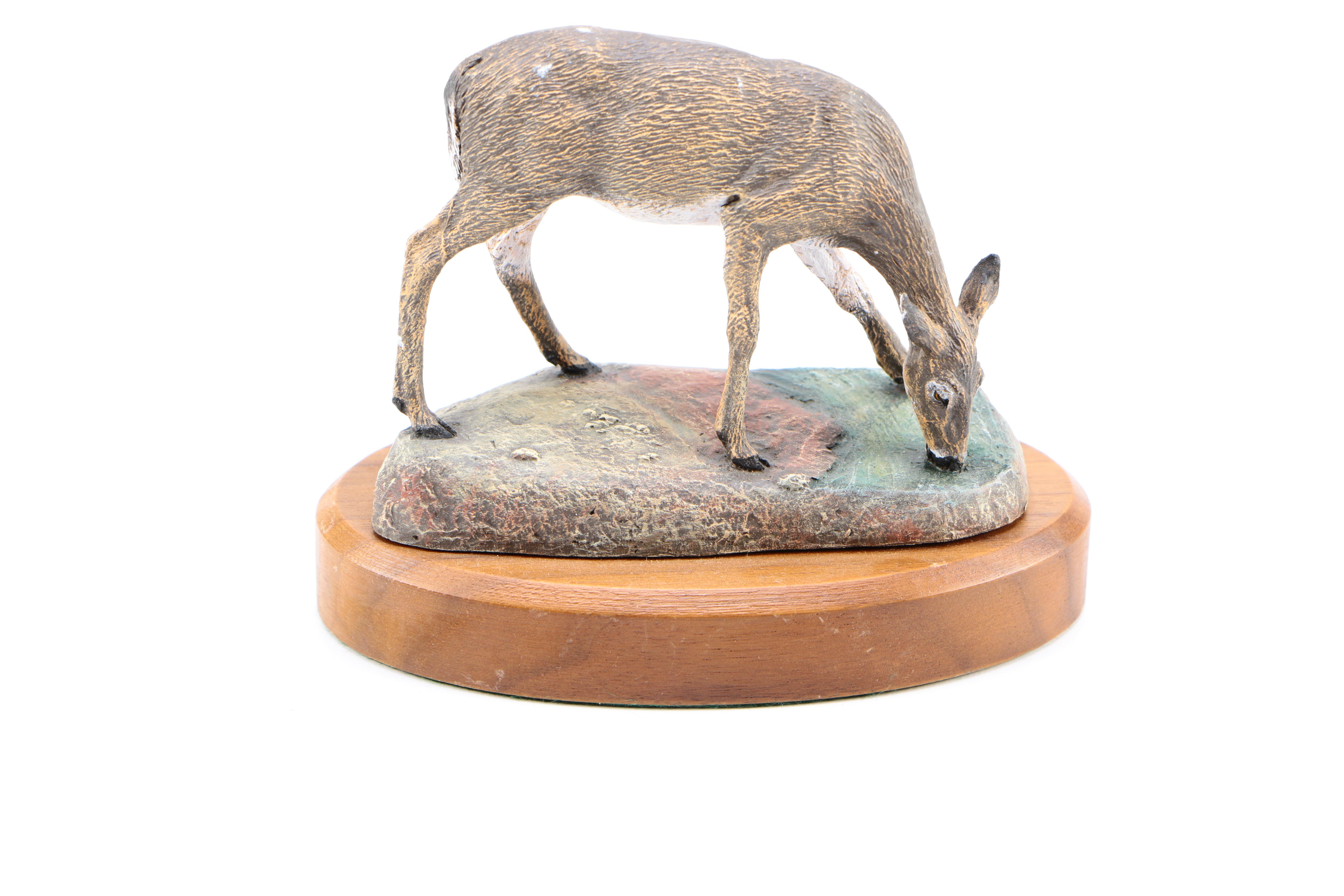 The Hamilton Collection "An American Wildlife Bronze Collection" Animal Figurines
