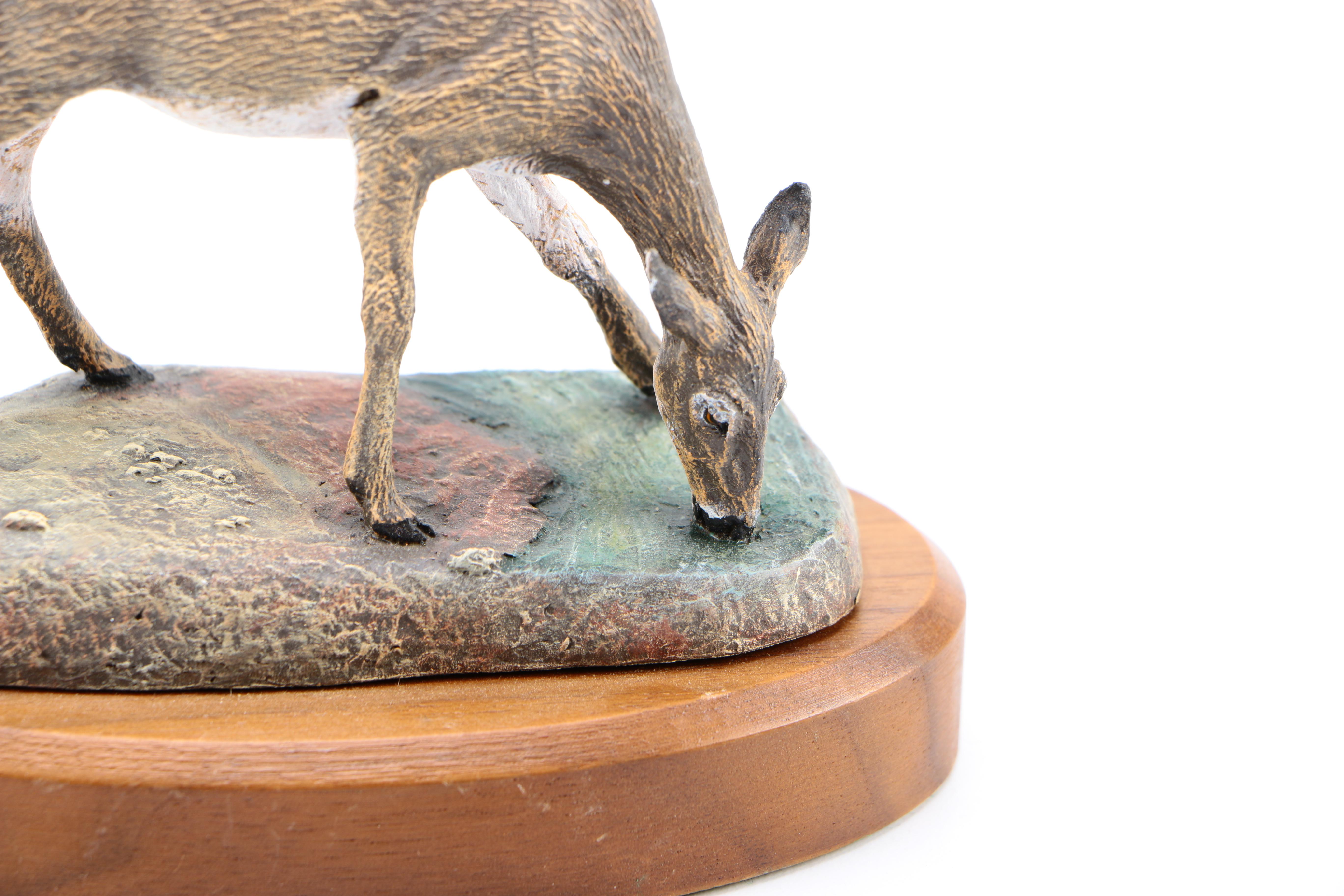 The Hamilton Collection "An American Wildlife Bronze Collection" Animal Figurines