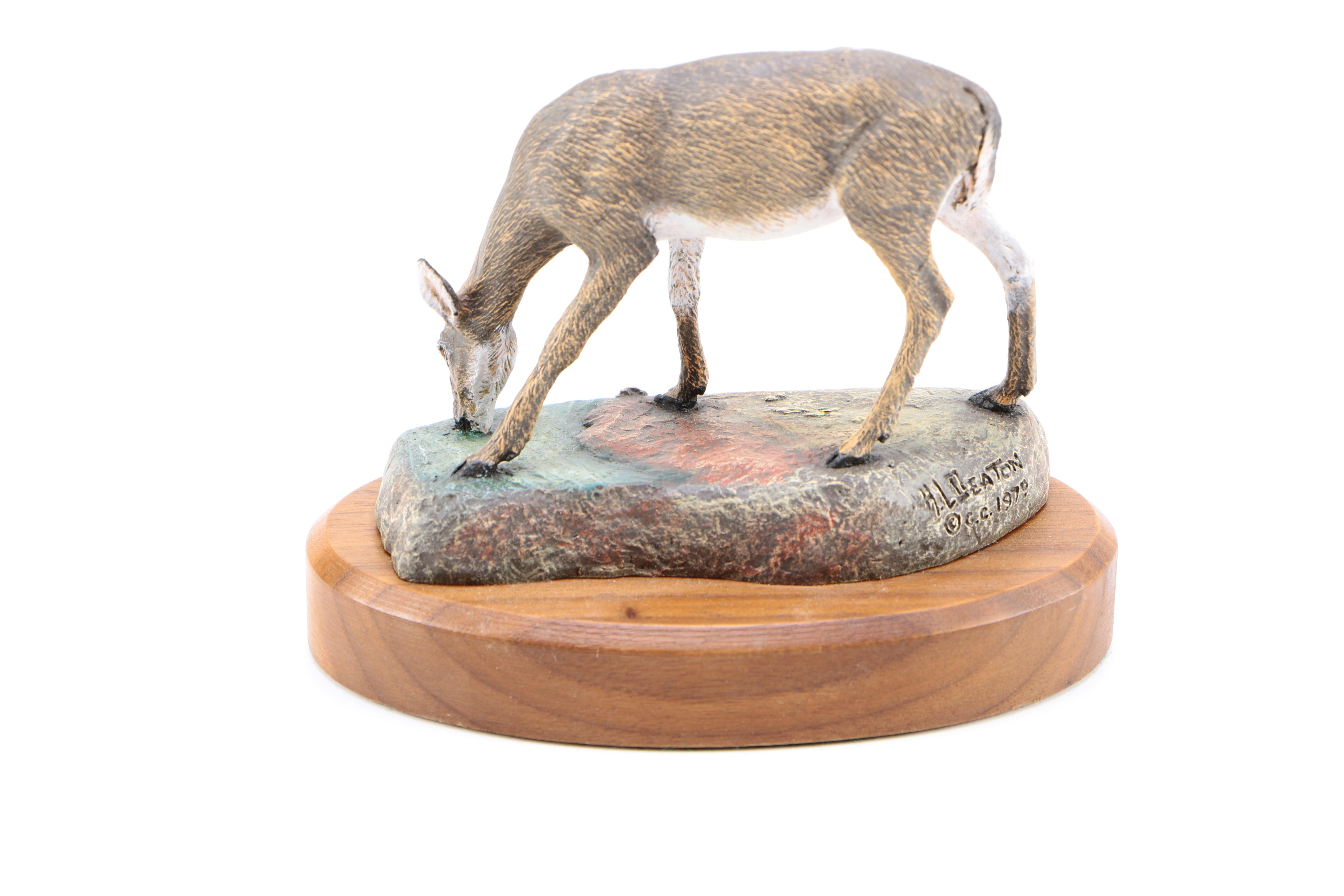 The Hamilton Collection "An American Wildlife Bronze Collection" Animal Figurines