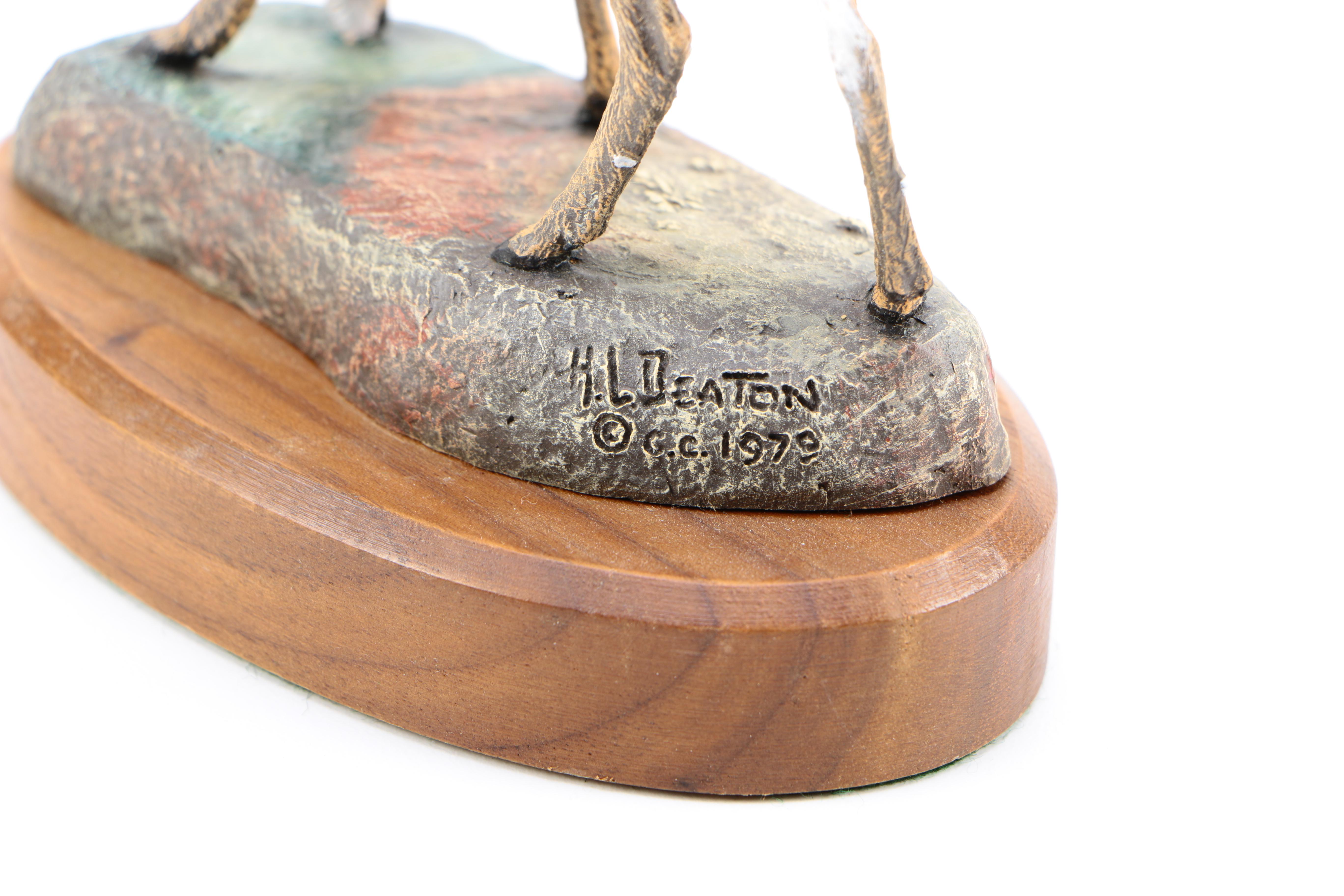 The Hamilton Collection "An American Wildlife Bronze Collection" Animal Figurines