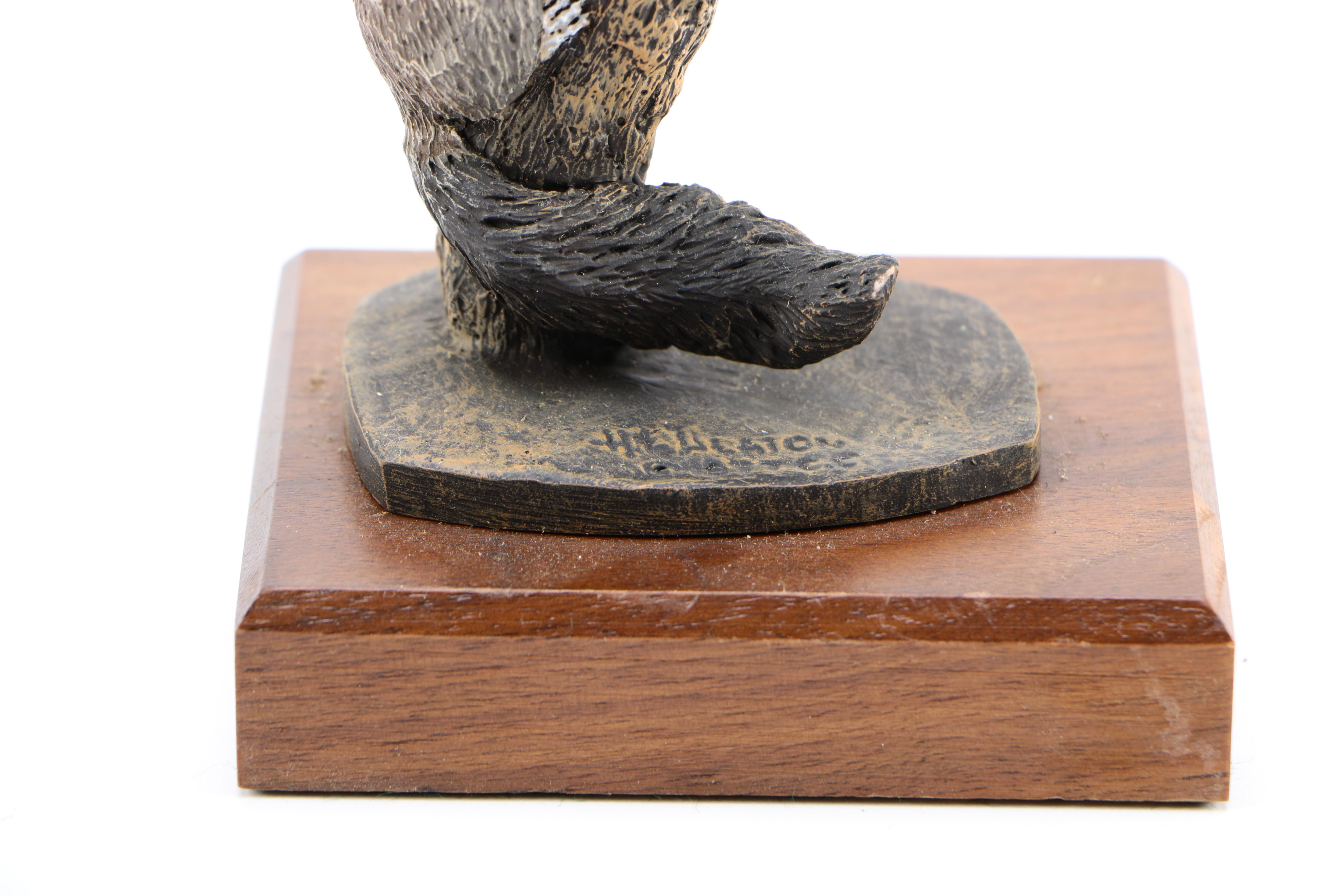 The Hamilton Collection "An American Wildlife Bronze Collection" Animal Figurines