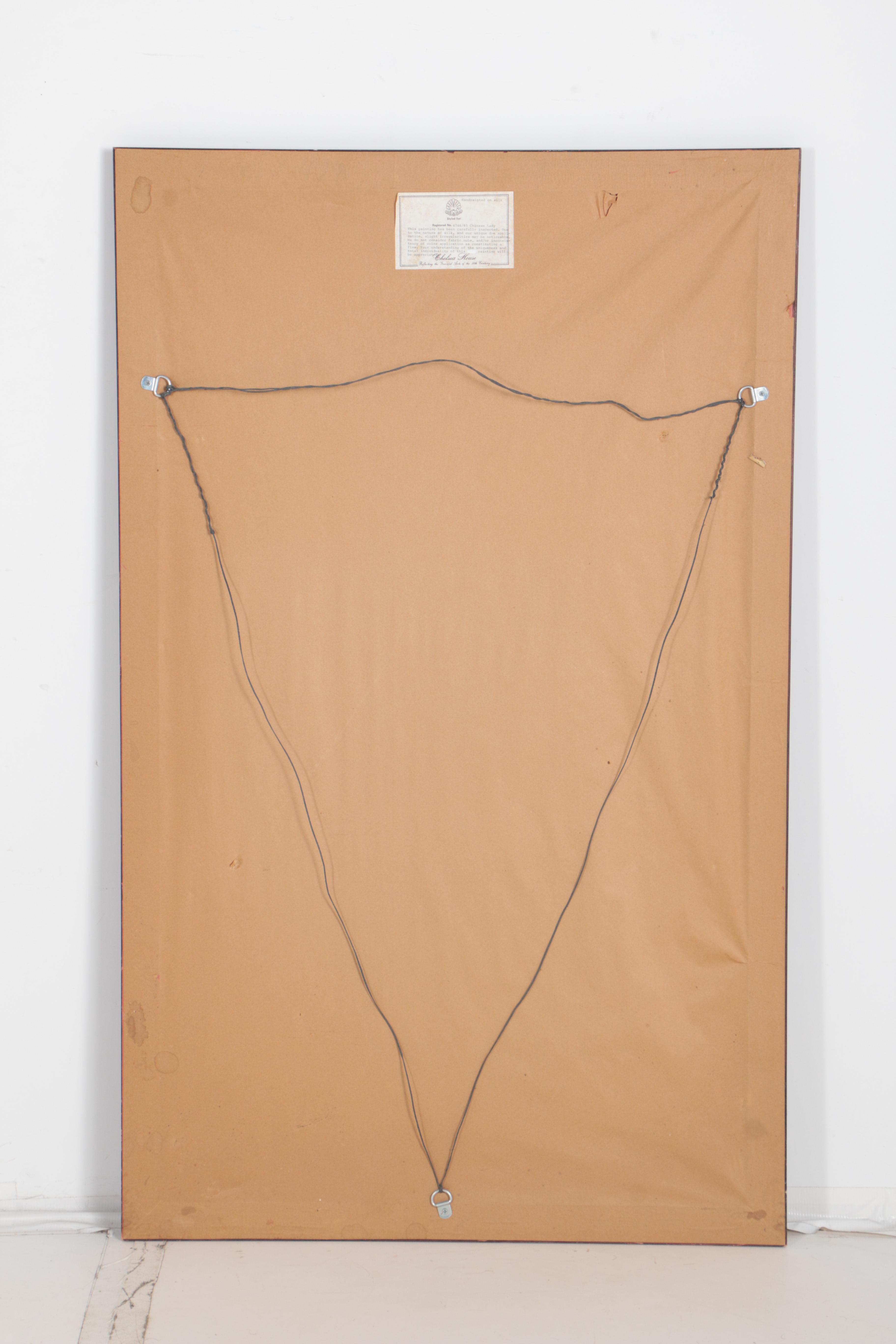 Chinese Gouache and Watercolor Painting on Silk