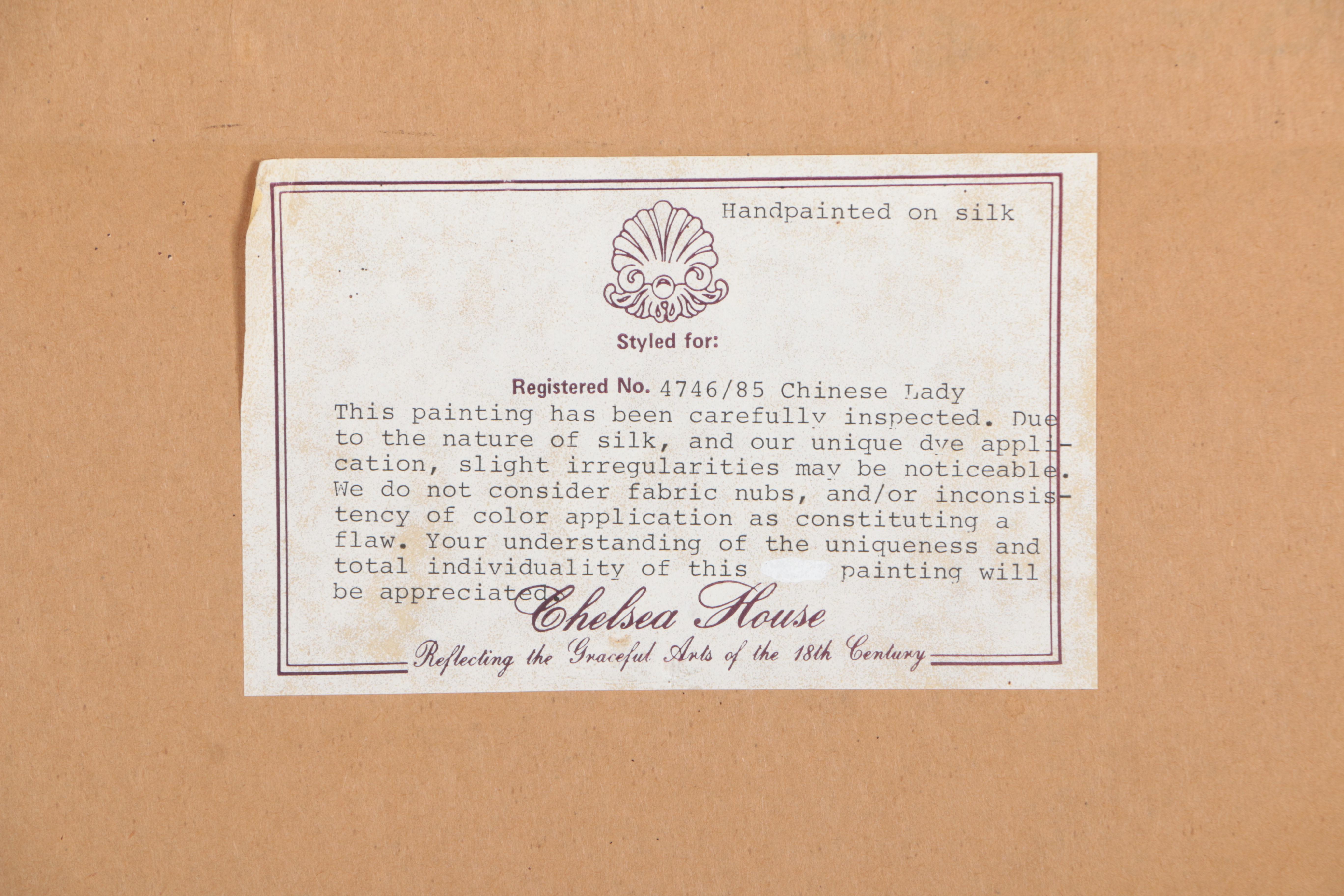 Chinese Gouache and Watercolor Painting on Silk