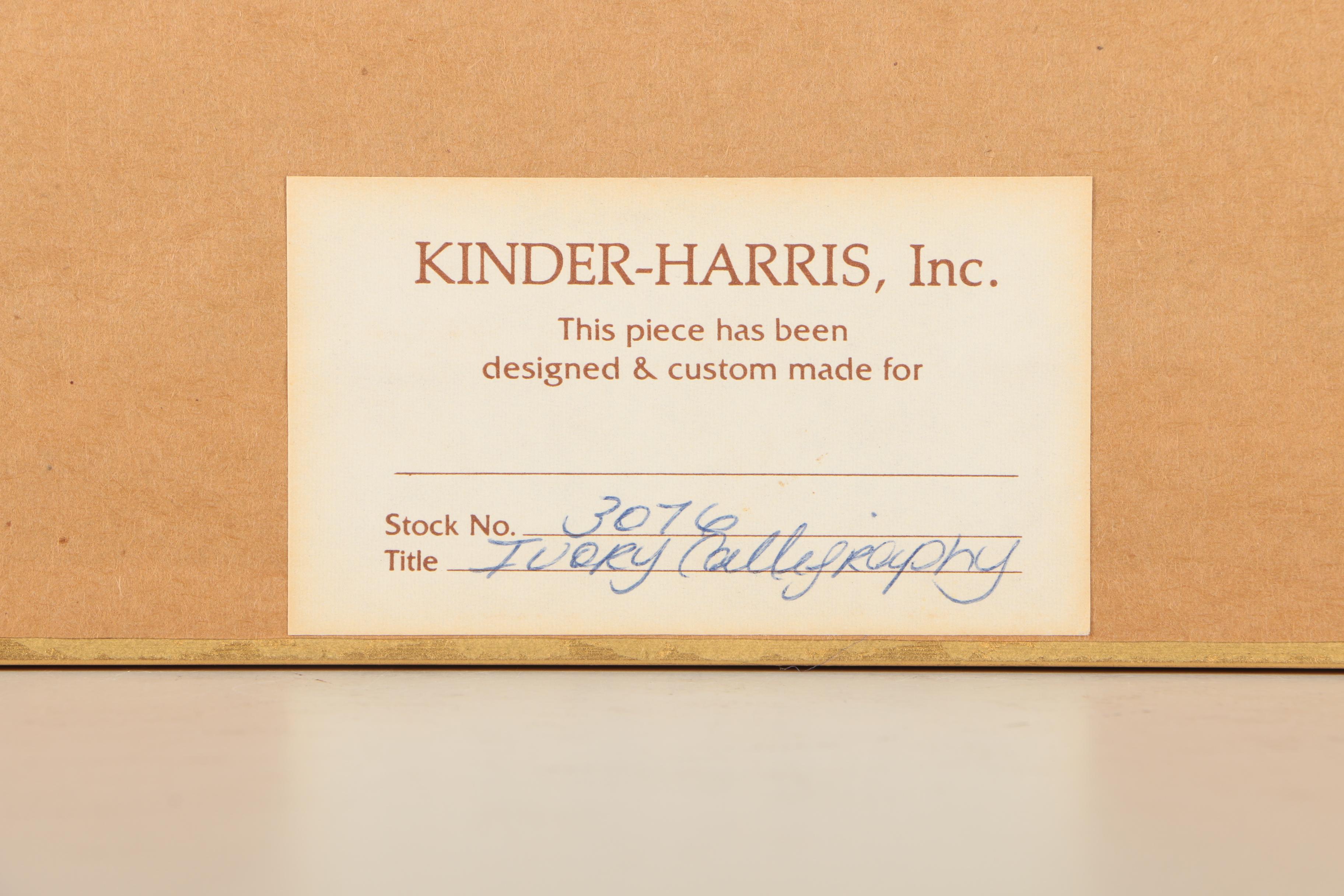 East Asian Calligraphic Paintings on Foil