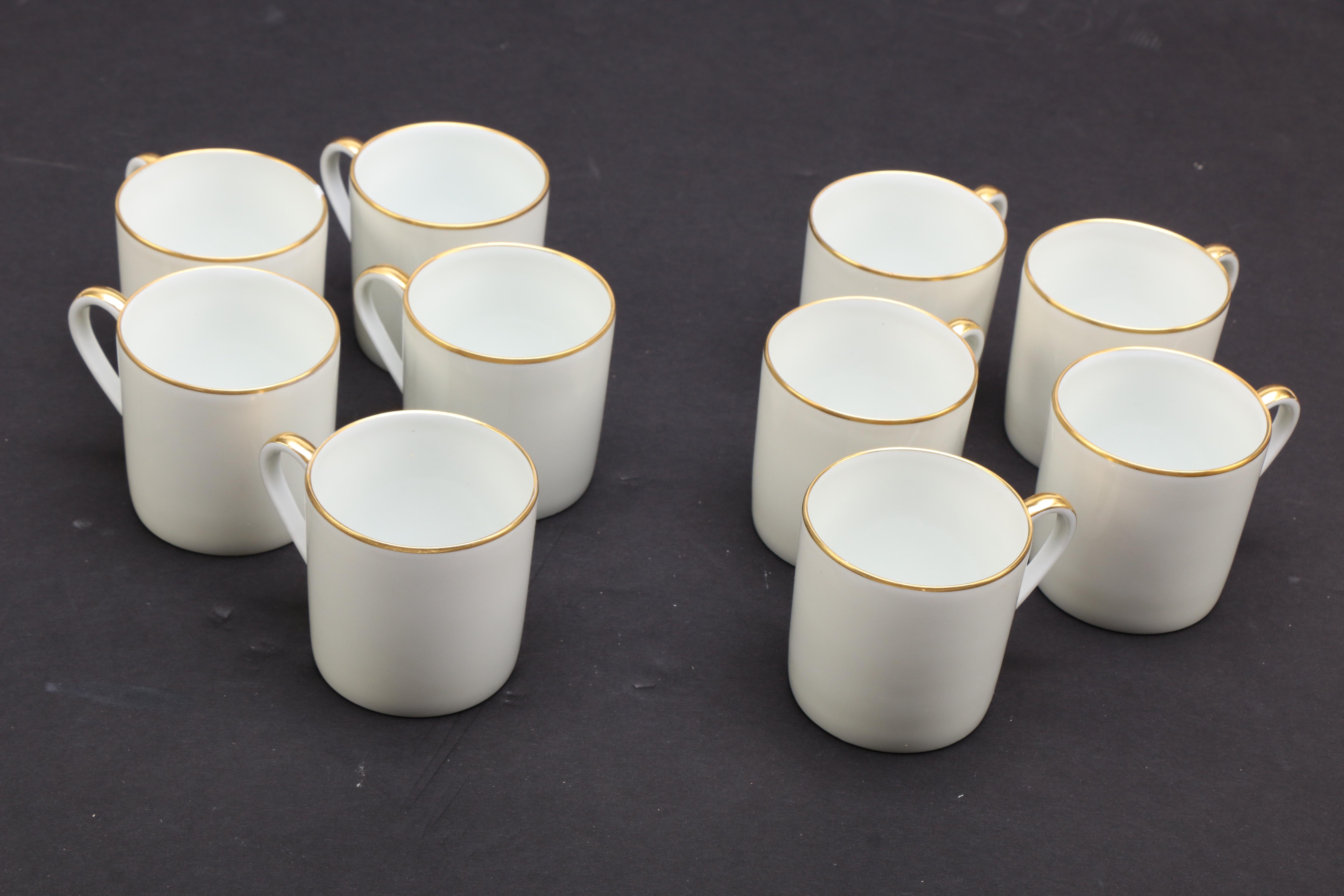 A. Vignaud Limoges Cups and Saucers