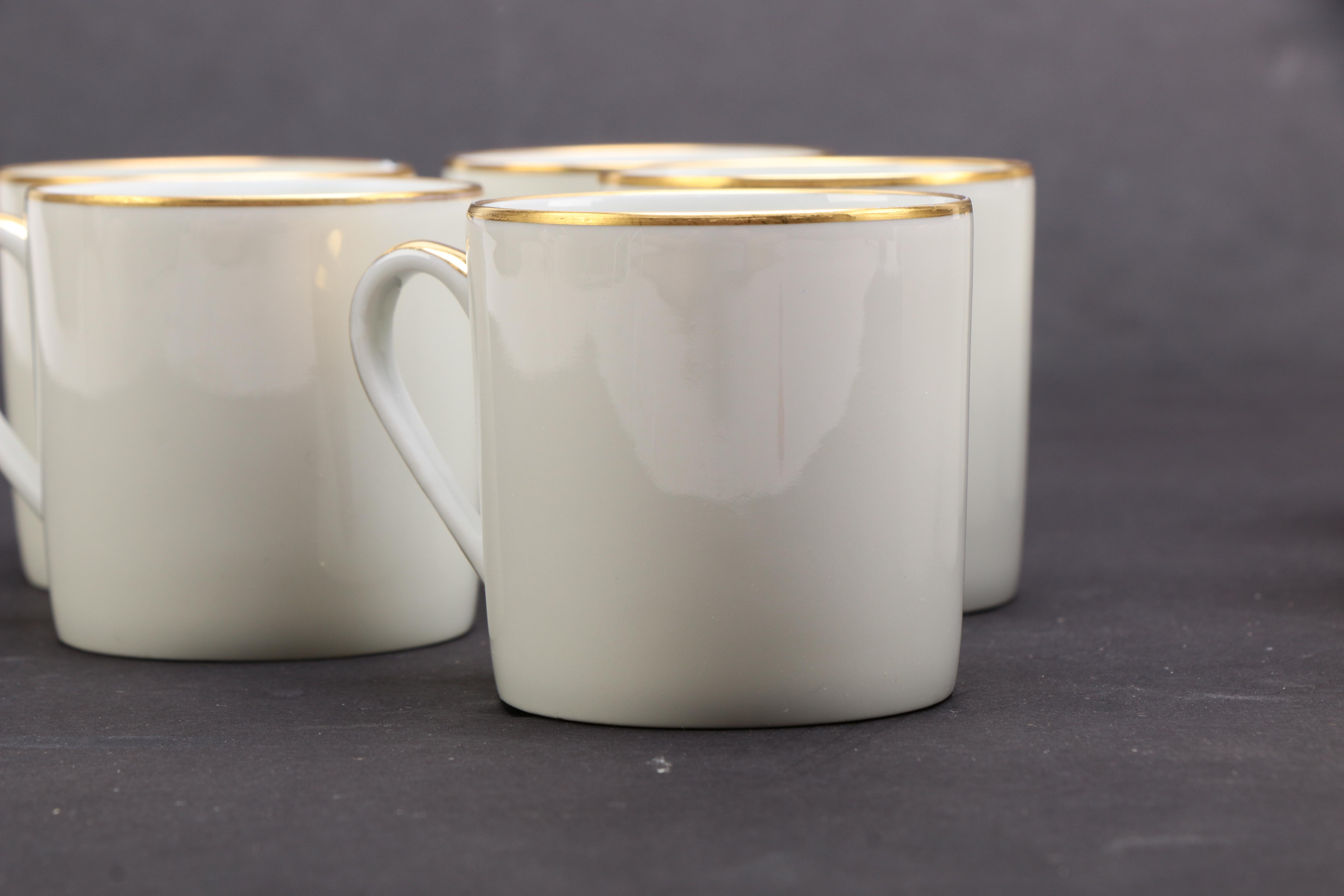 A. Vignaud Limoges Cups and Saucers