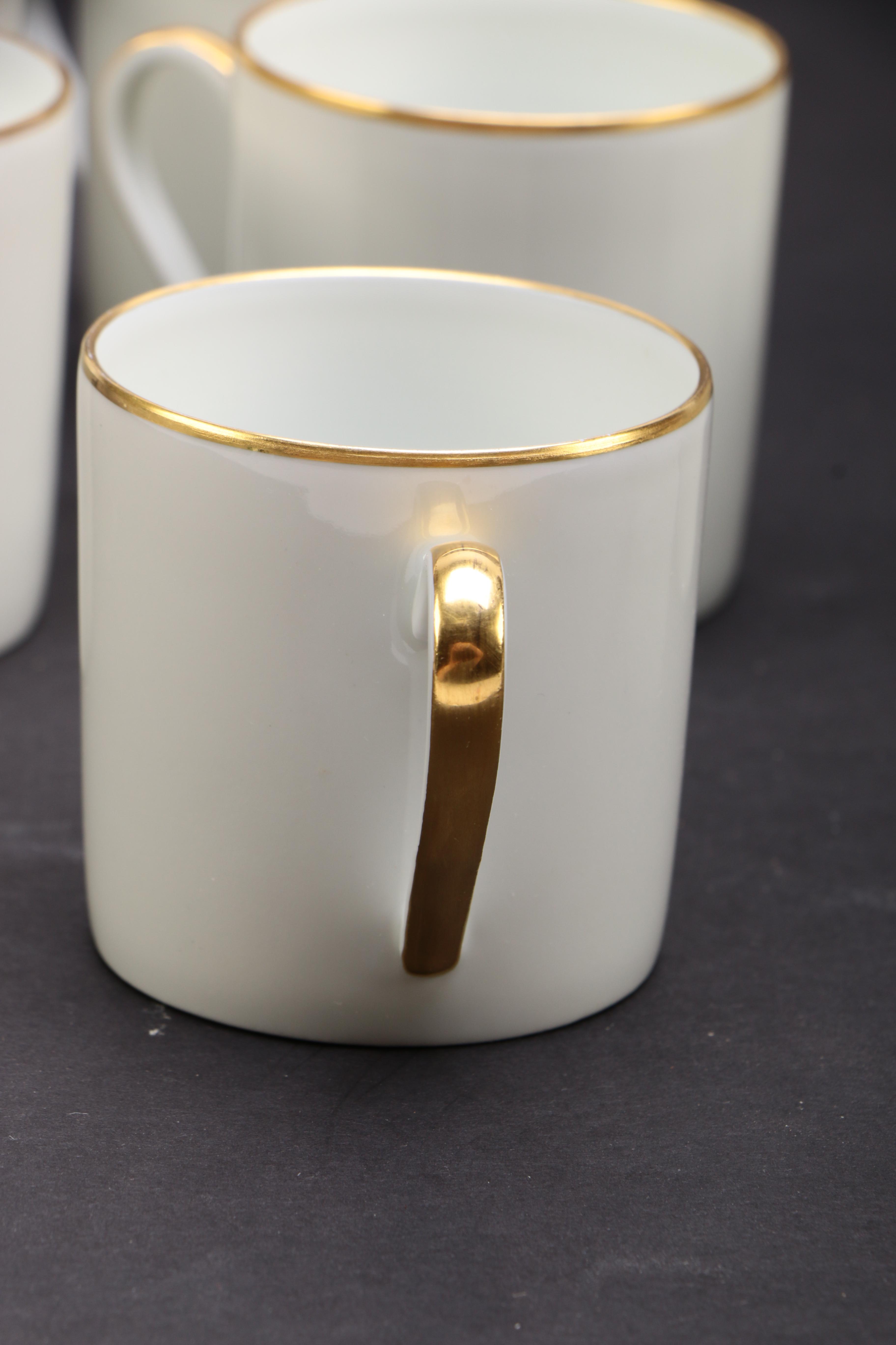 A. Vignaud Limoges Cups and Saucers