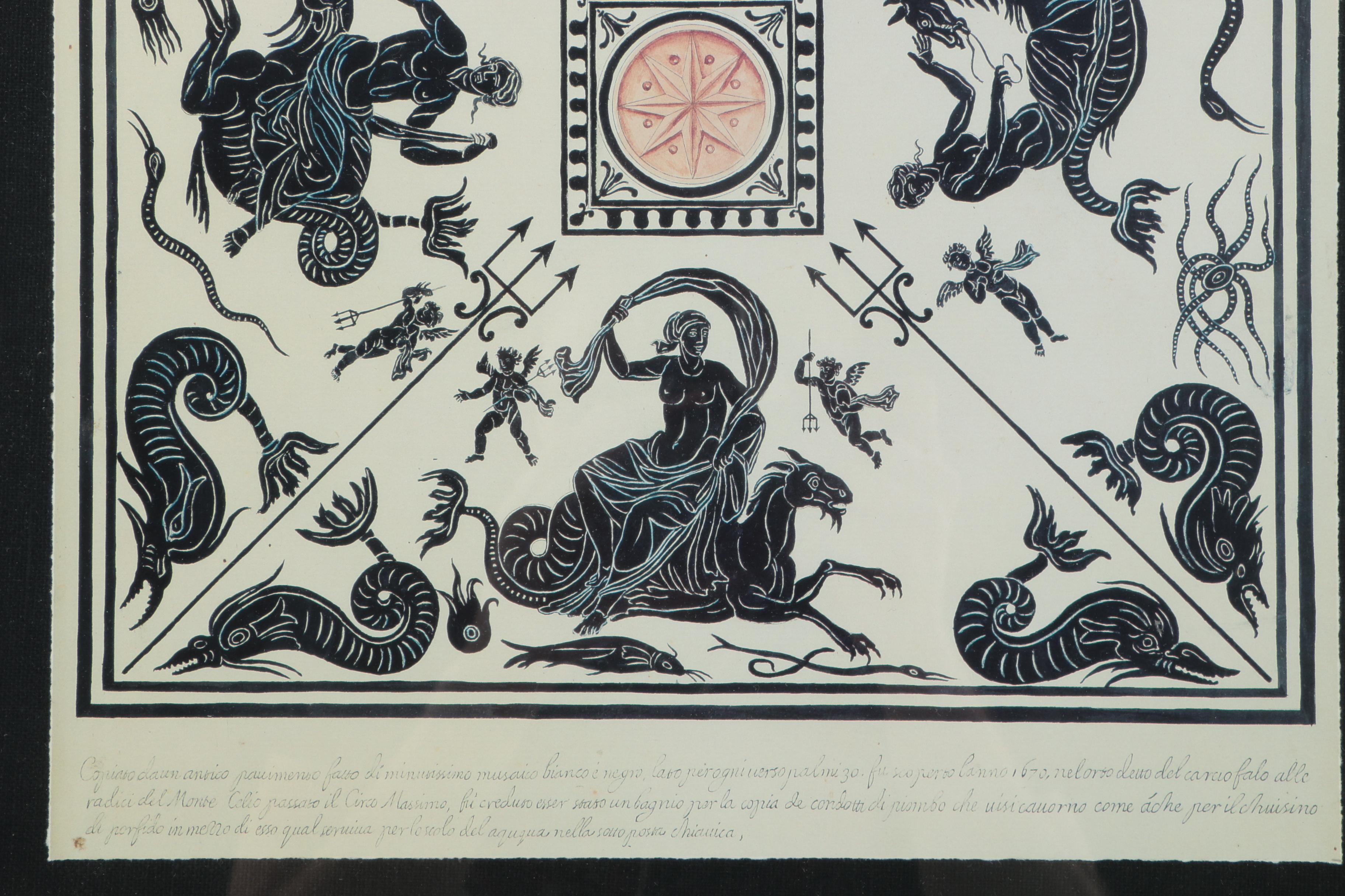 Reproduction Lithograph on Paper "Golden Star"