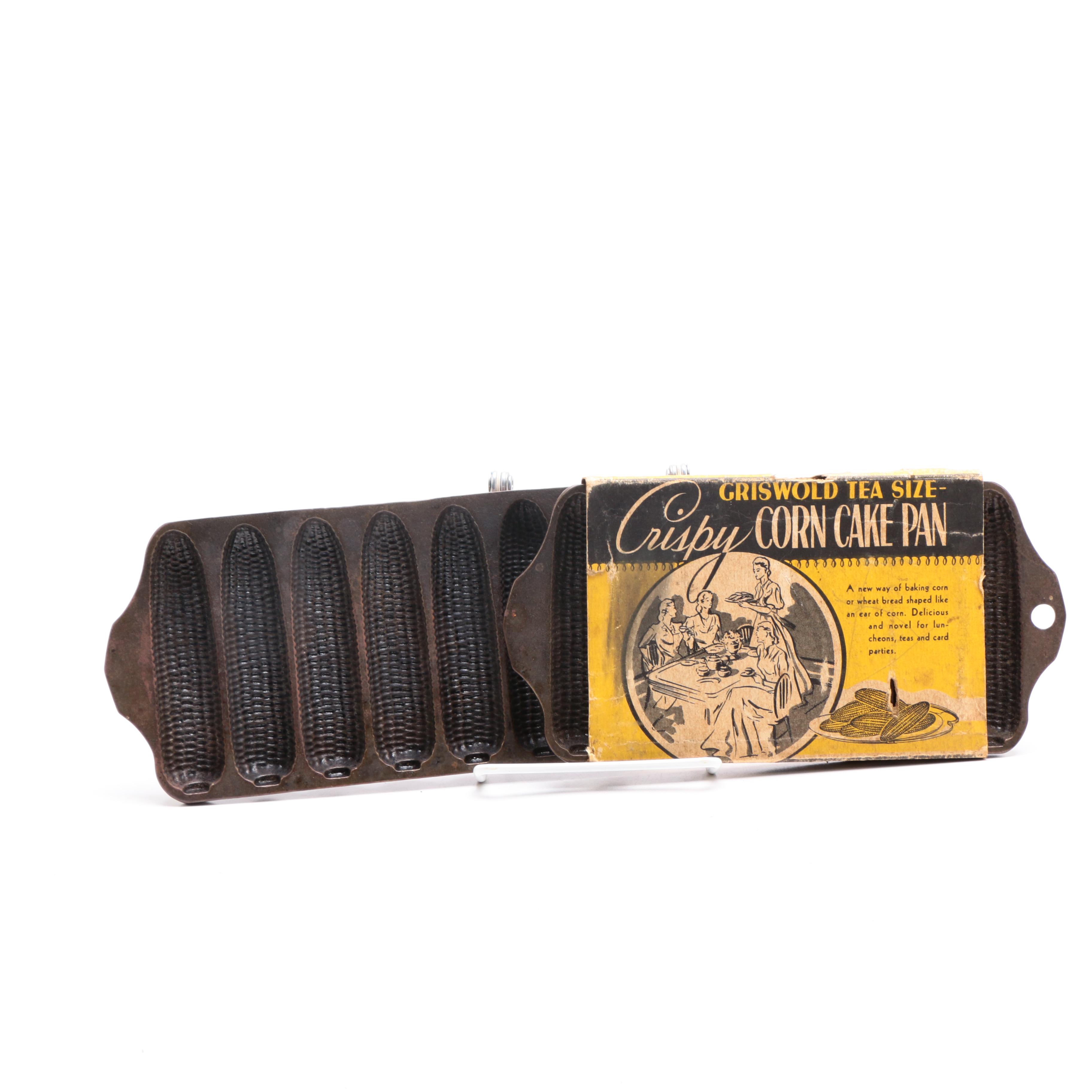 Griswold "Tea Size Crispy Corn" Cake Pan Set