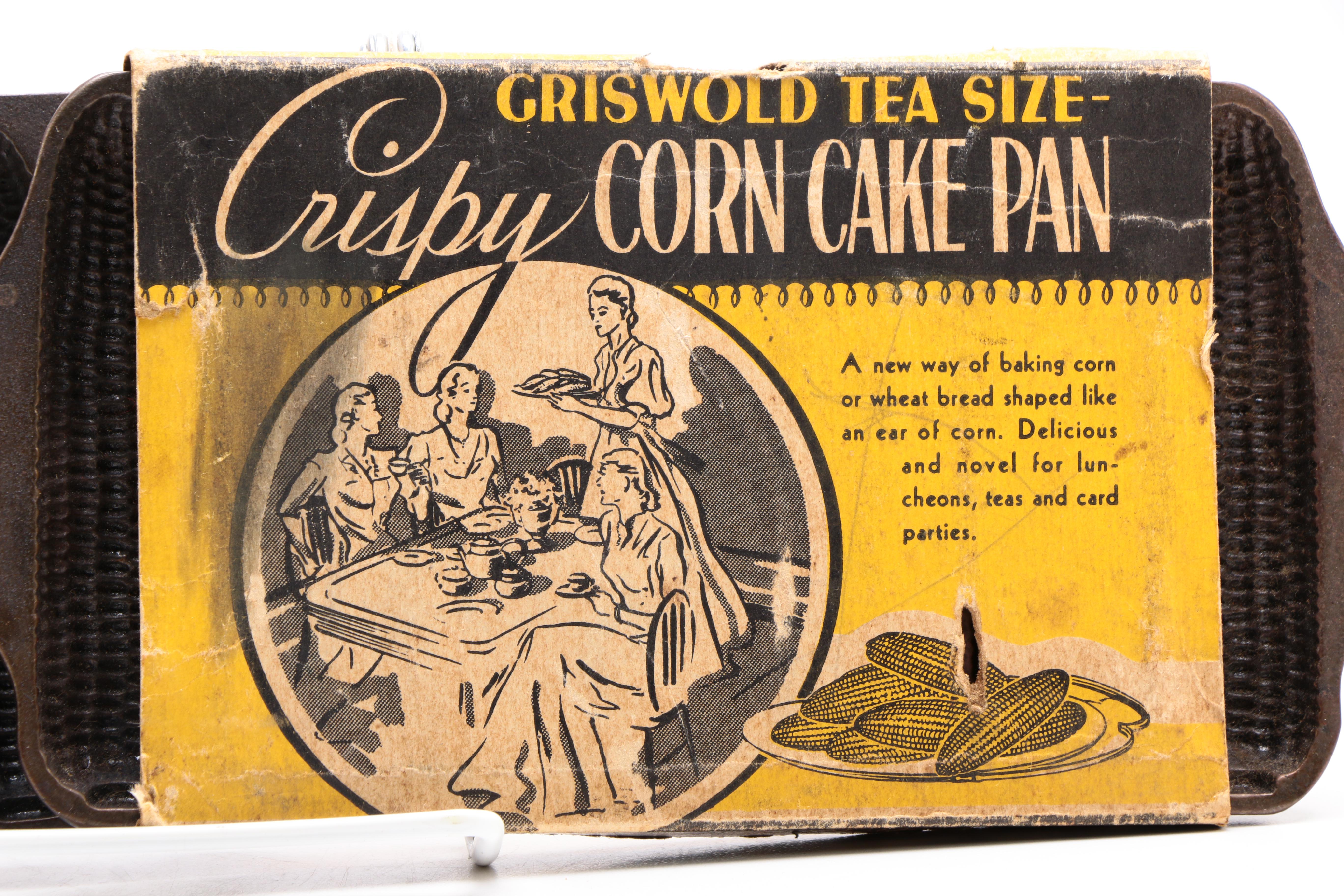 Griswold "Tea Size Crispy Corn" Cake Pan Set