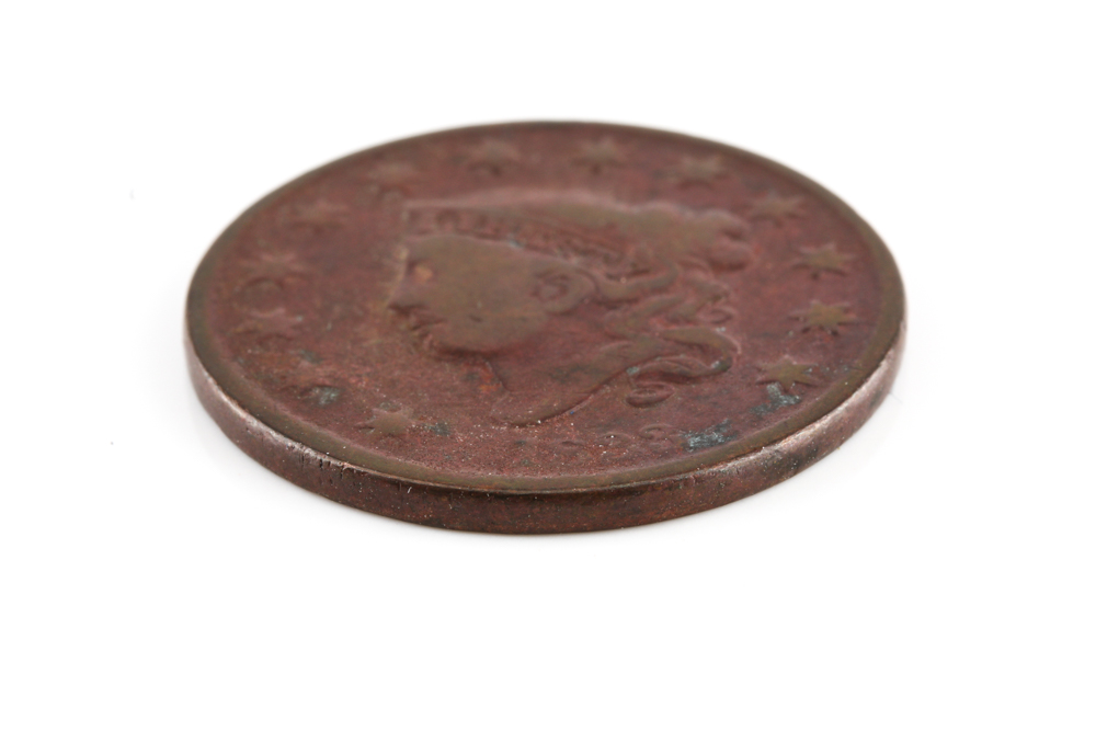 1833 Coronet Head Cent