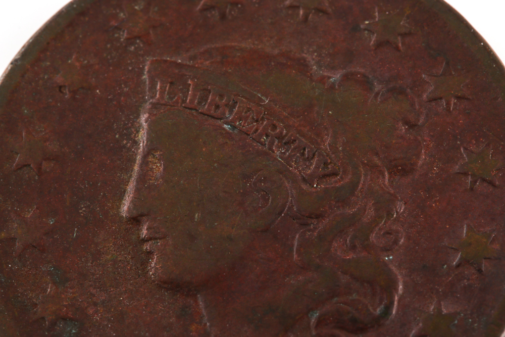 1833 Coronet Head Cent