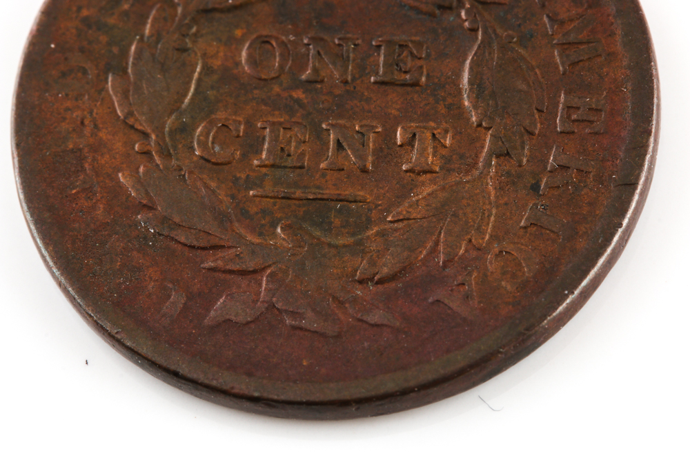 1833 Coronet Head Cent