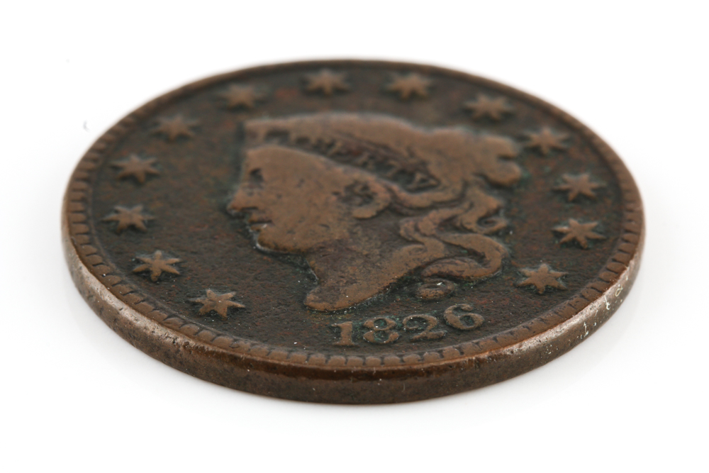 1826 Coronet Head Cent