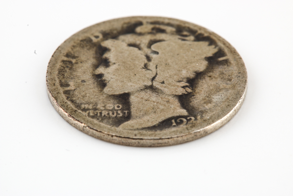 1921 Mercury Dime