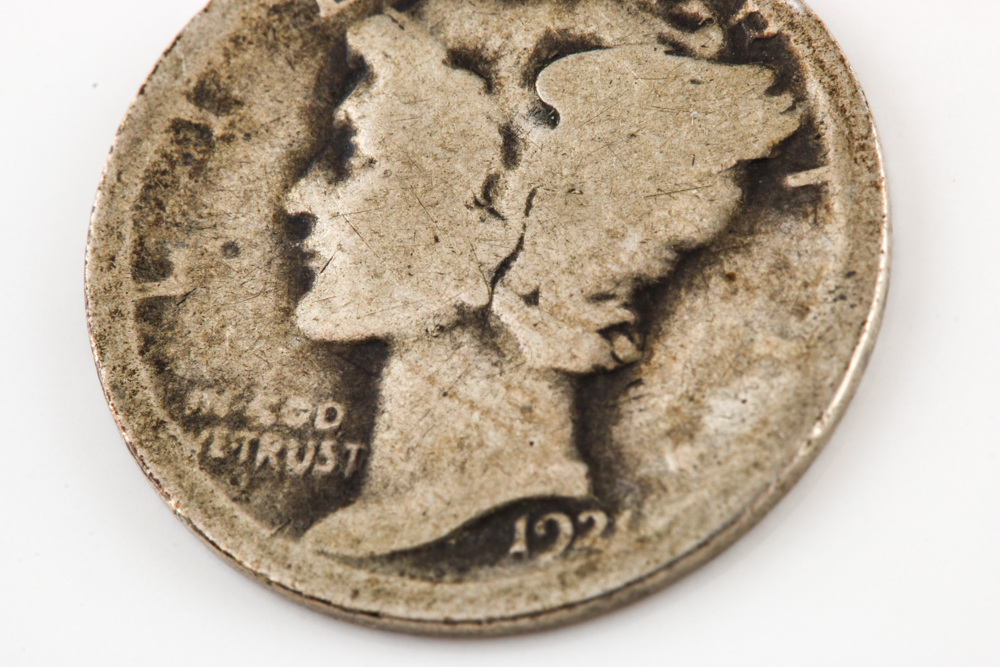 1921 Mercury Dime