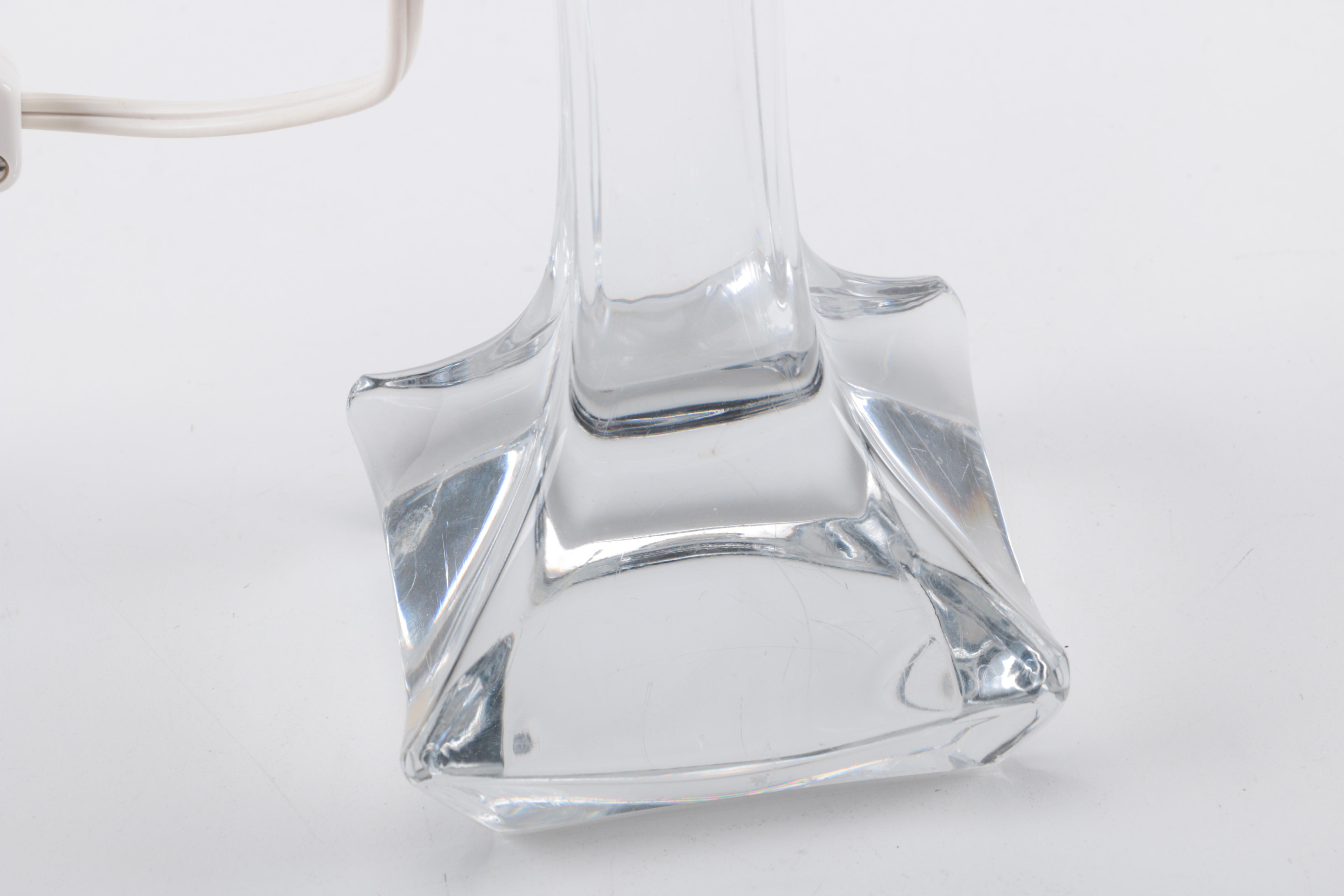 Small Crystal Accent Lamp by Daum