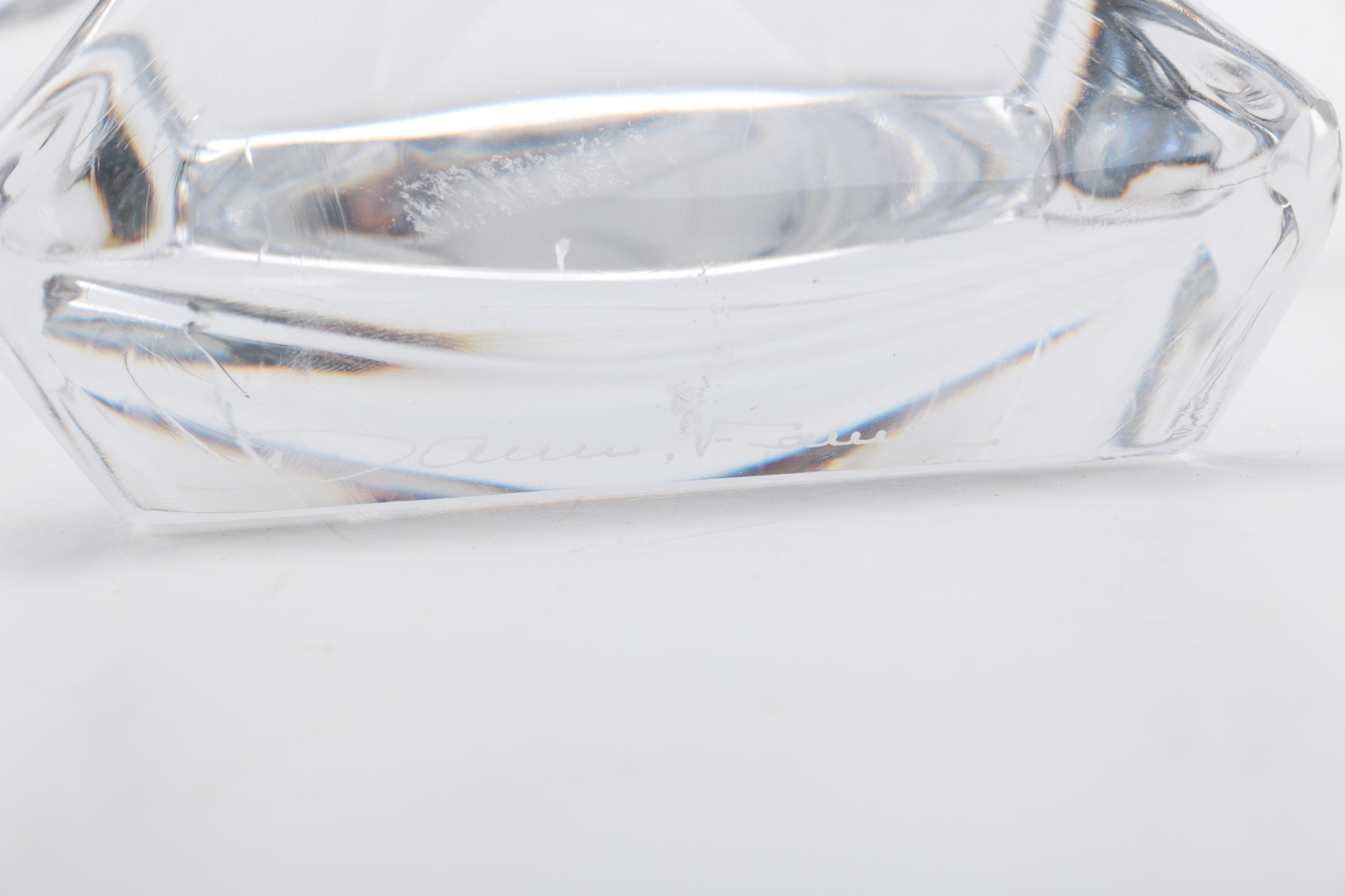Small Crystal Accent Lamp by Daum
