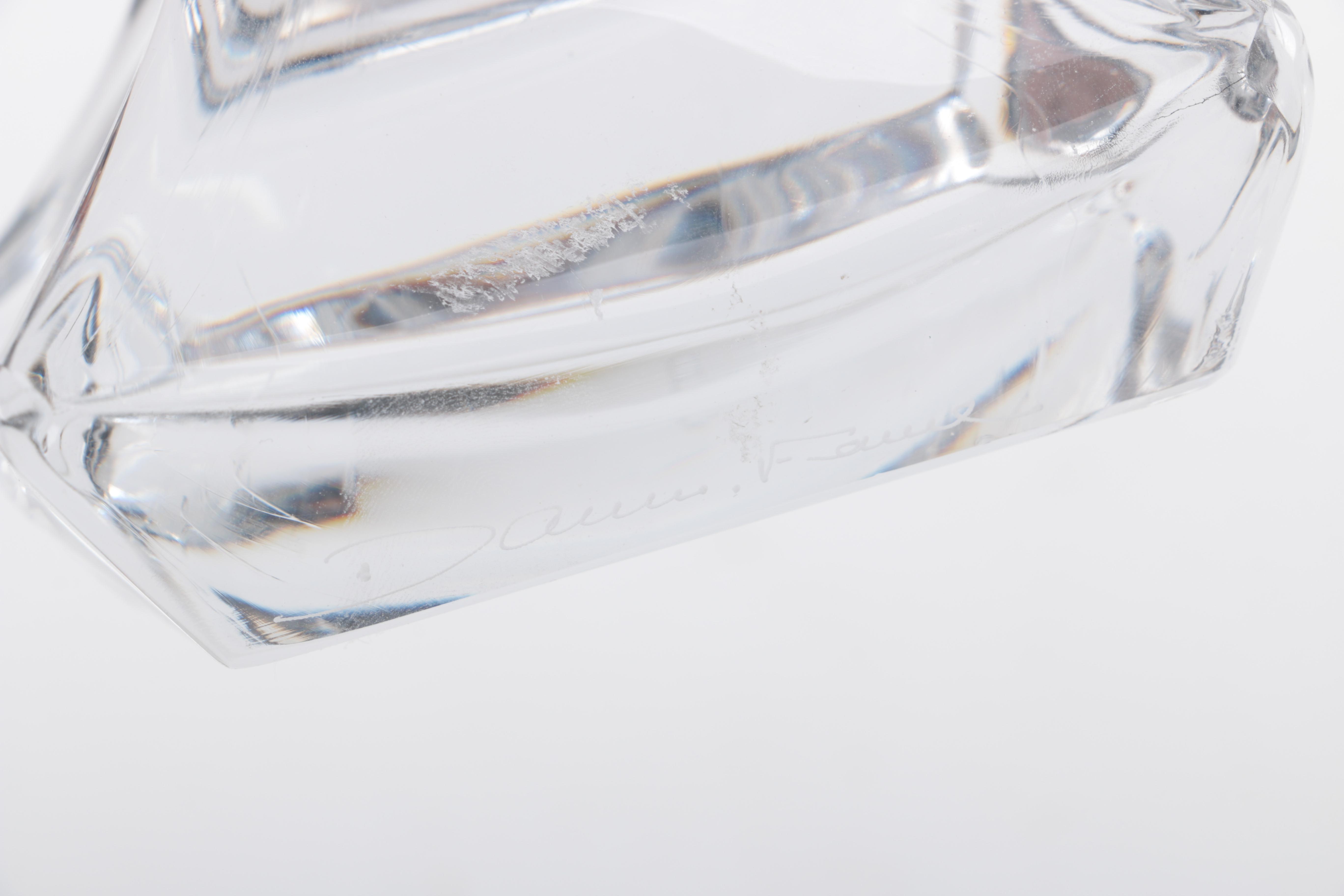Small Crystal Accent Lamp by Daum