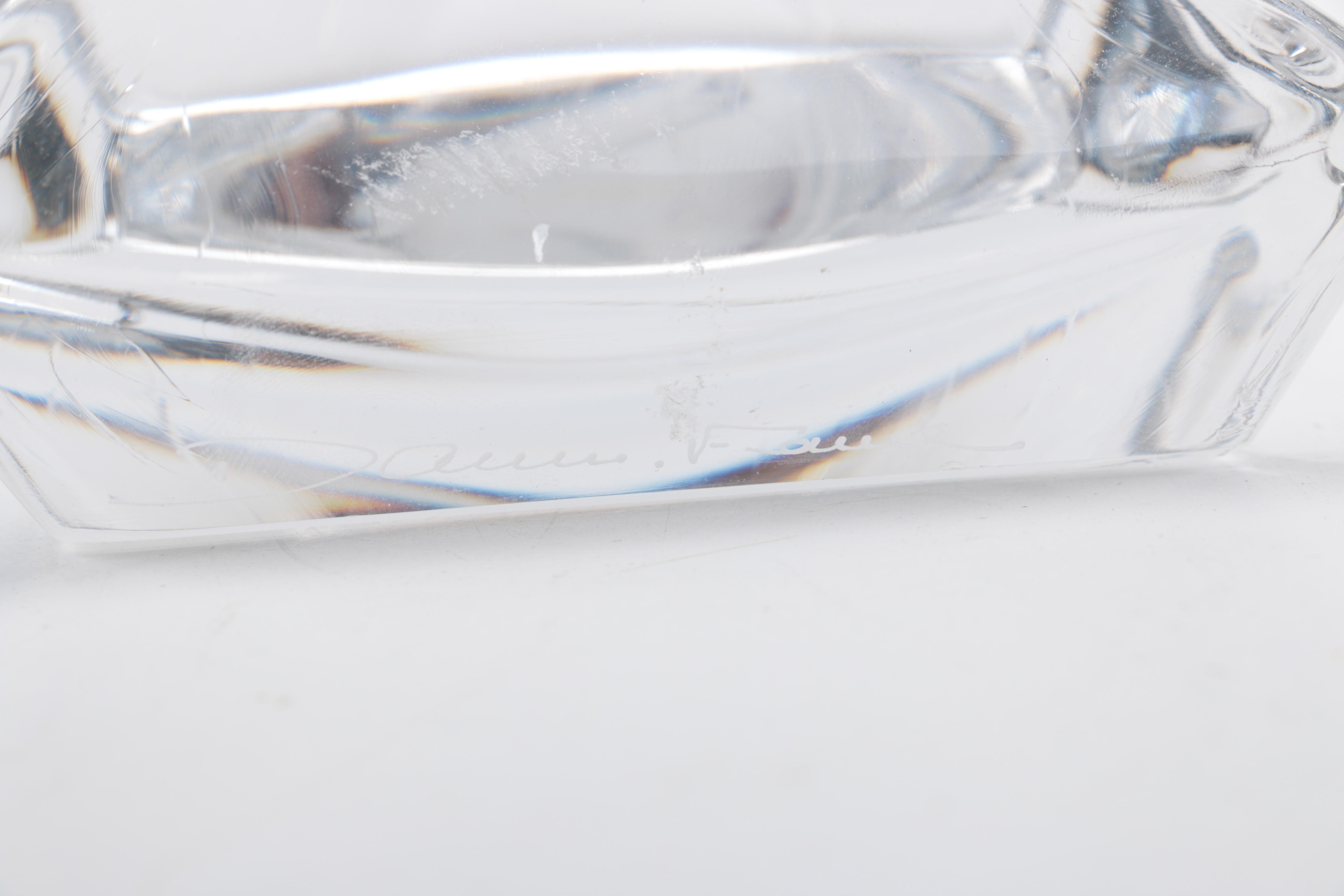 Small Crystal Accent Lamp by Daum